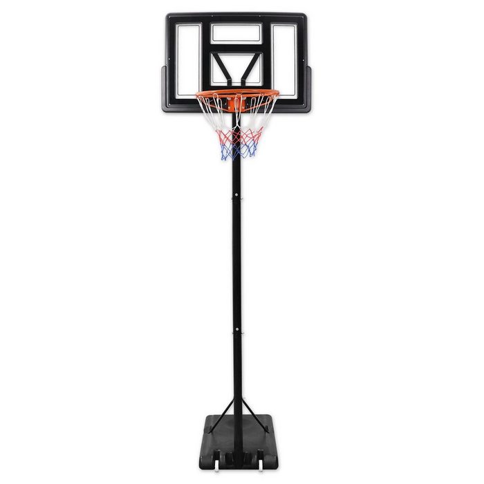 AUFUN Basketballkorb Basketballkorb mit Rollen 135 bis 305 cm