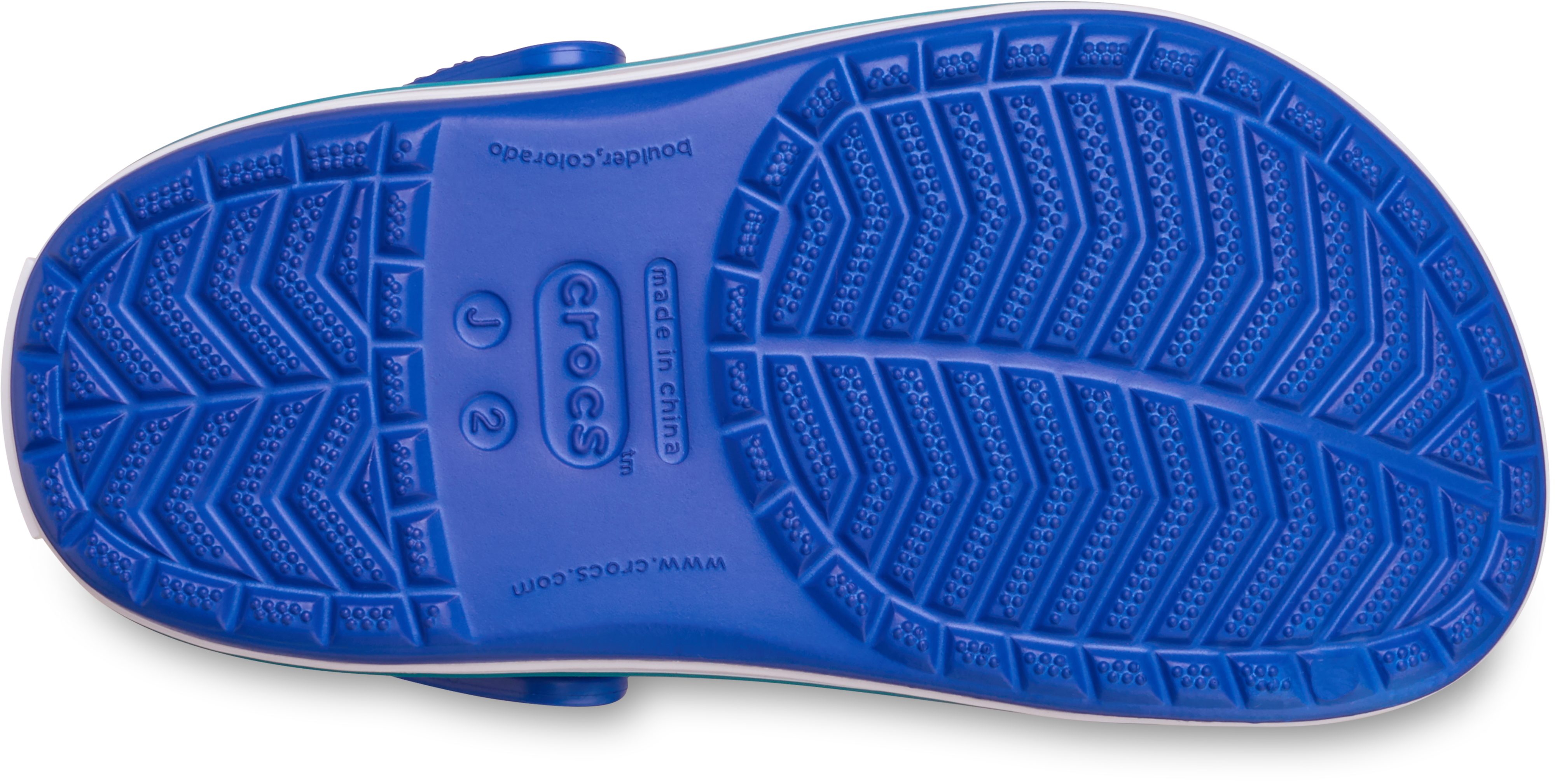 Crocs Crocband Clog K Clog Sommerschuh, Schlappen, Hausschuh, Badeschuh mit Kontrast-Akzenten