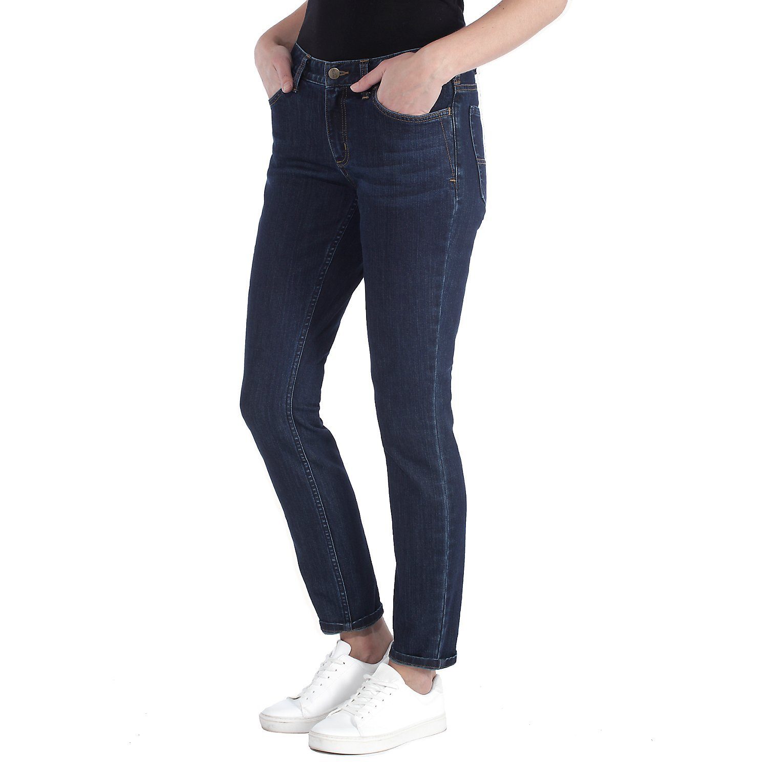Carhartt Damen, Fit, für Fit Skinny Slim Sky Midnight Skinny-fit-Jeans Slim Jeans