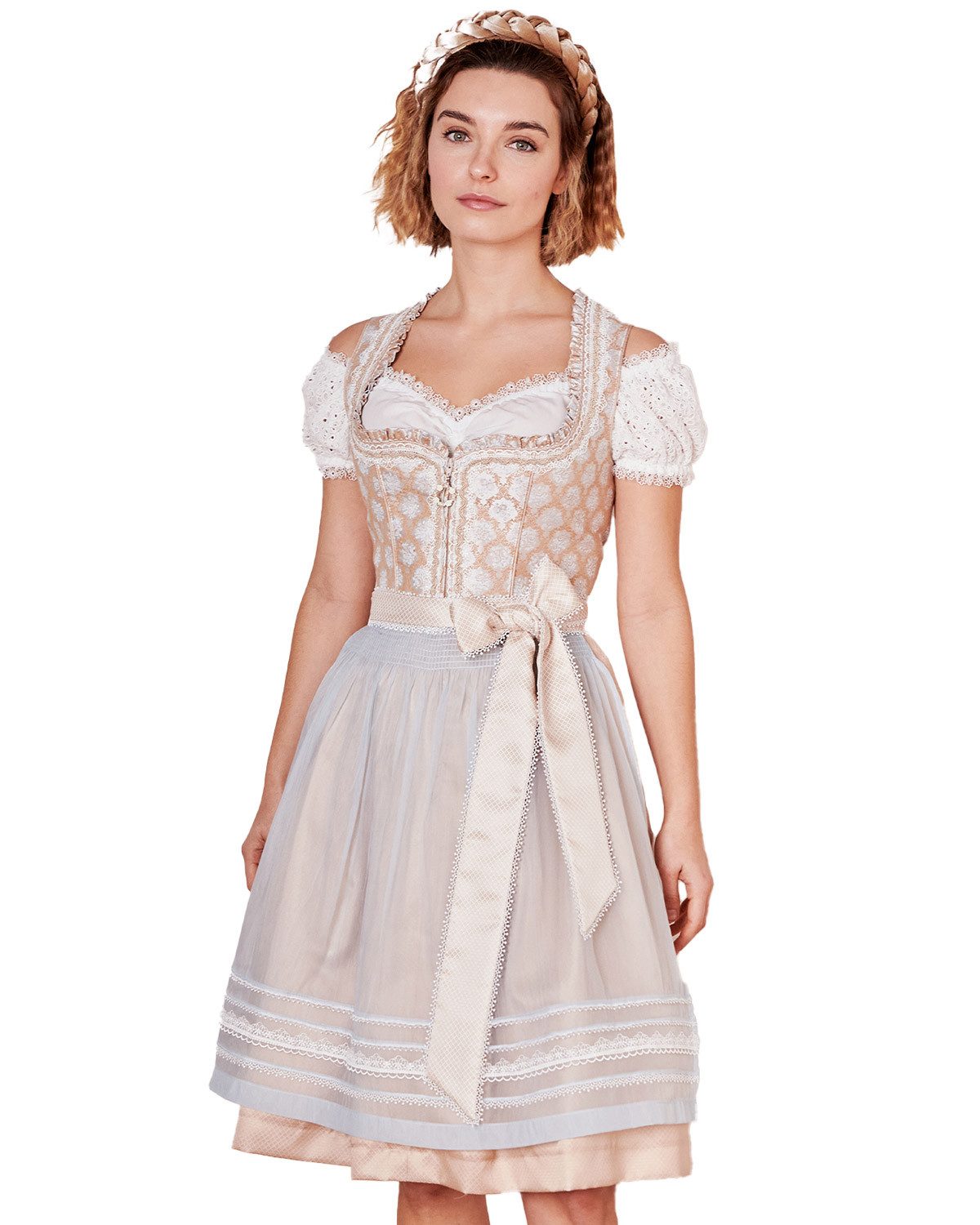 Krüger Madl Dirndl Krüger MADL Dirndl 'Seraphina' 415267, Natur Hell