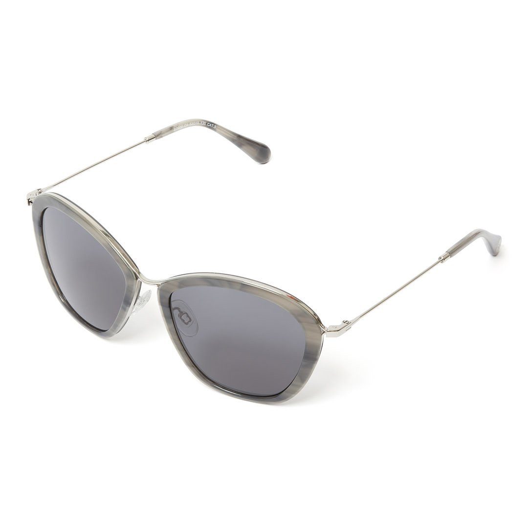 Bonizetti Sonnenbrille Damen Sonnenbrille BERLIN/PARIS (132 mm, schwarz, 1-St) Katzenauge, Butterfly, UV 400 Schutz