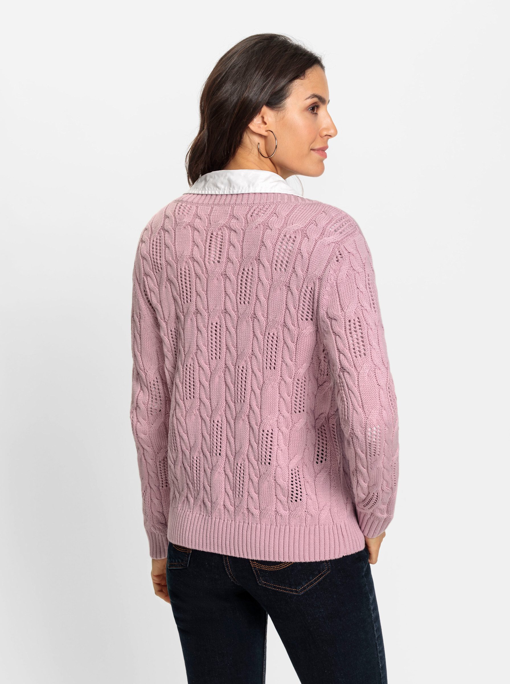 Witt Strickpullover V-Ausschnitt-Pullover günstig online kaufen