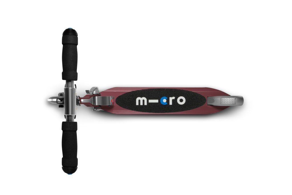 Micro Scooter micro™ Sprite & autumn Kinderscooter Rollen, LED klappbar red höhenverstellbar