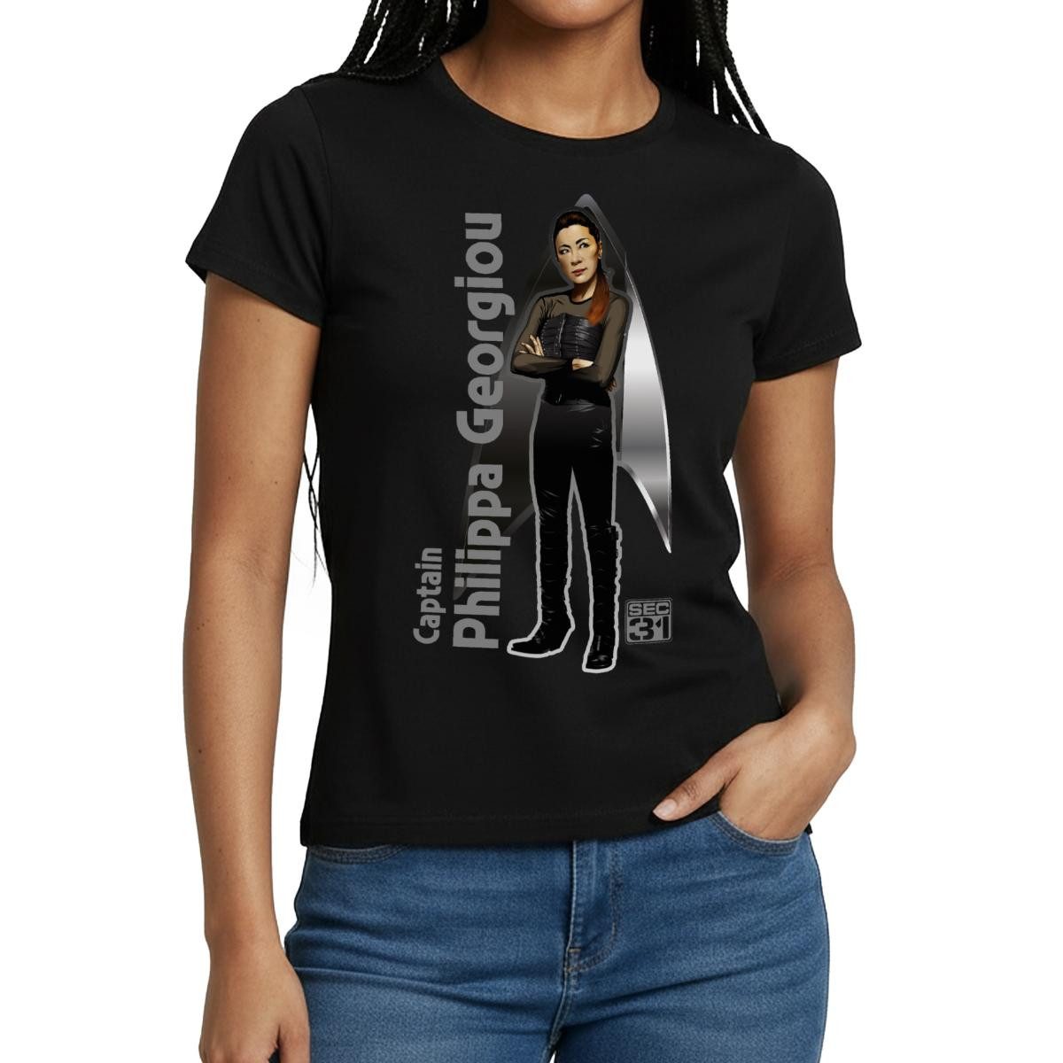 T-Shirt Star Trek Discovery Captain Philippa Georgiou Frauen T-Shirt