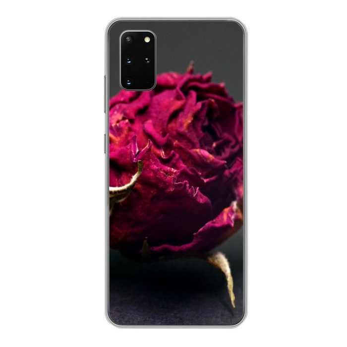 MuchoWow Handyhülle Rosen - Farbton - Rot Phone Case Handyhülle Samsung Galaxy S20 Plus Silikon Schutzhülle