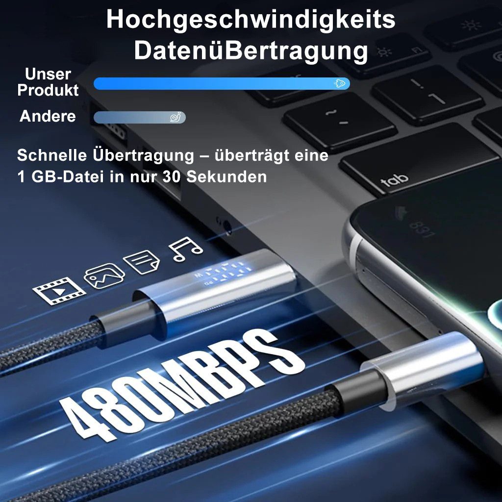 Forrlite USB C Kabel 1M, USB C Ladekabel, 100W schnellladekabel USB-Kabel, (100 cm), 480Mbps, Kompatibel für Samsung Apple iPhone Huawei Xiaomi uvm.