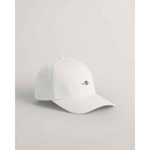 Gant Baseball Cap Neutral Unisex High Shield Basecap mit Logostickerei vorne, 100% Baumwolle, Classic