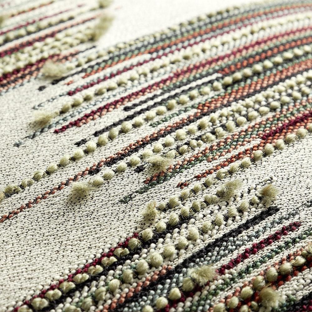 ROHLEDER Kissenhülle Kissenhülle Ikat Botanicals Plum (45x45cm)