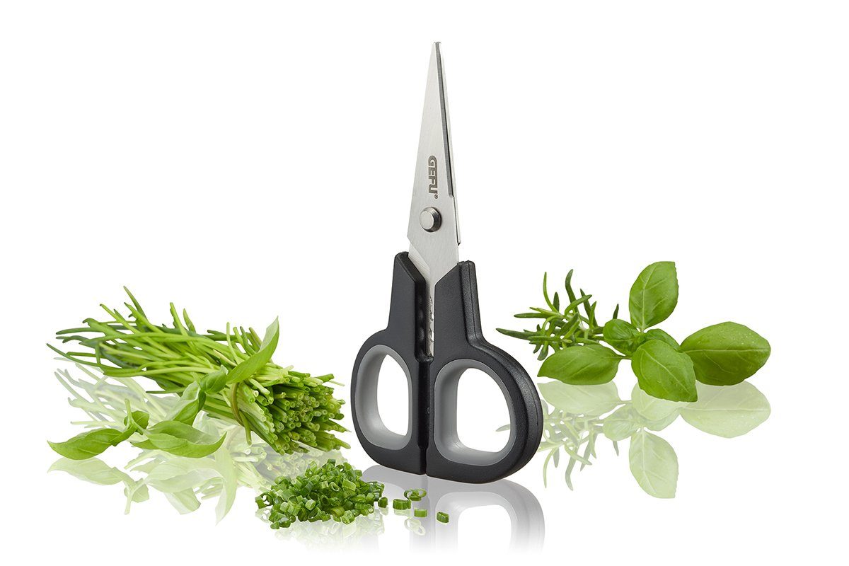 GEFU Kräutermühle Kräuterschere BOTANICO Schere Edelstahl Kräuter Kr