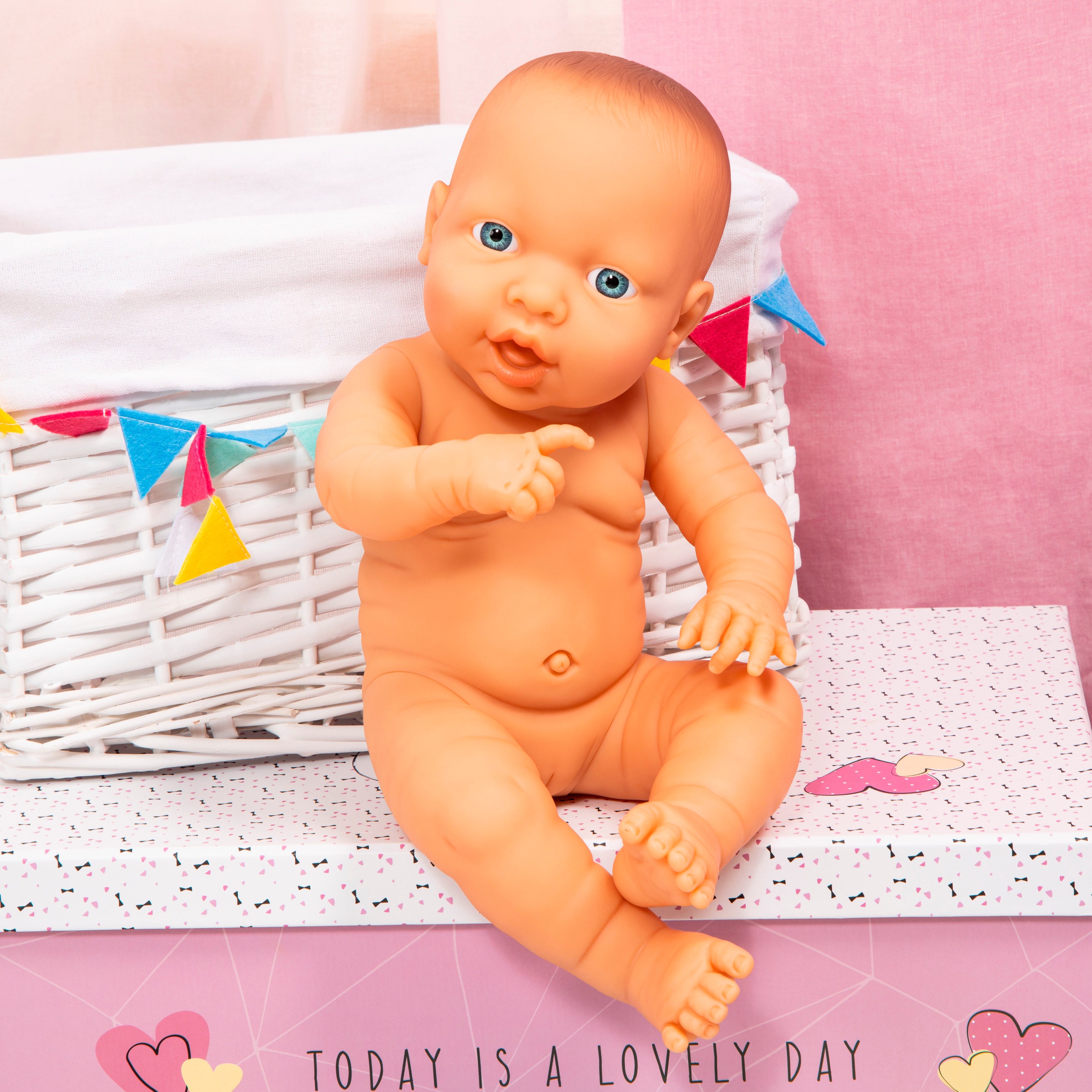 Bayer Babypuppe Newborn Baby Mädchen, 42 cm