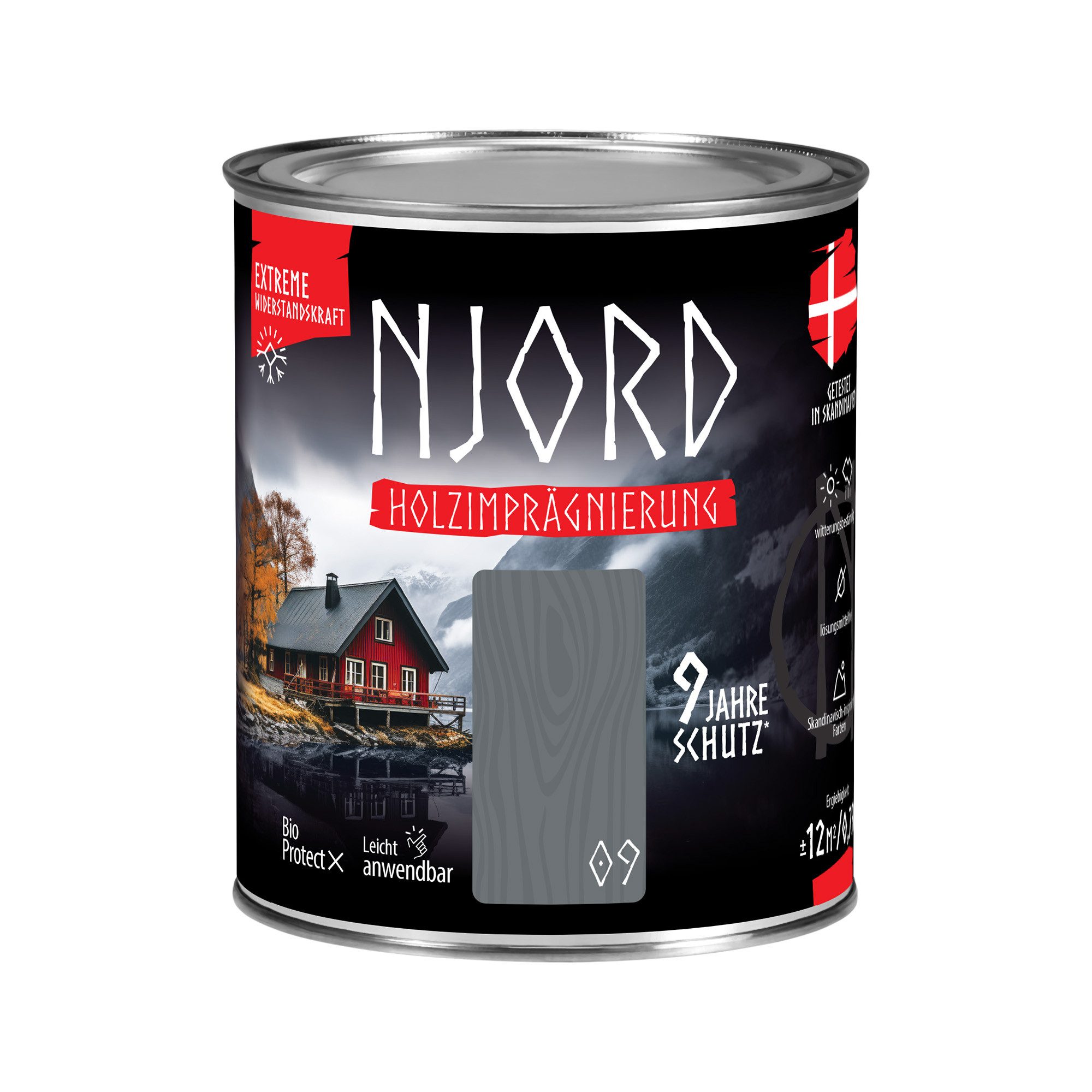 NJORD Holzgrundierung NJORD Holzimpragnierung (09) Vulkanischer Strand - 0,75L