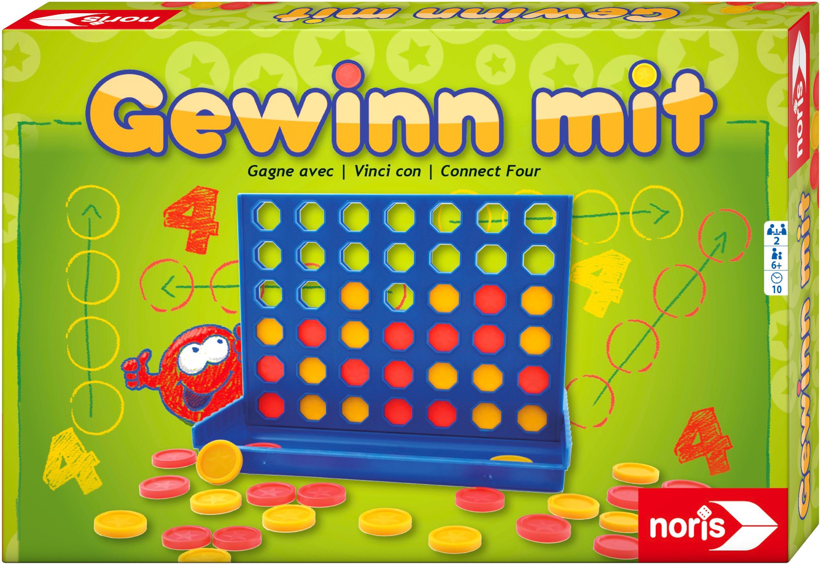 Noris Spiel Gewinn mit 4
