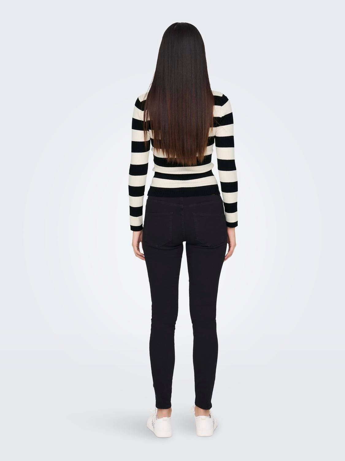JDY Rundhalspullover JDYPLUM L/S O-NECK PULLOVER KNT NOOS