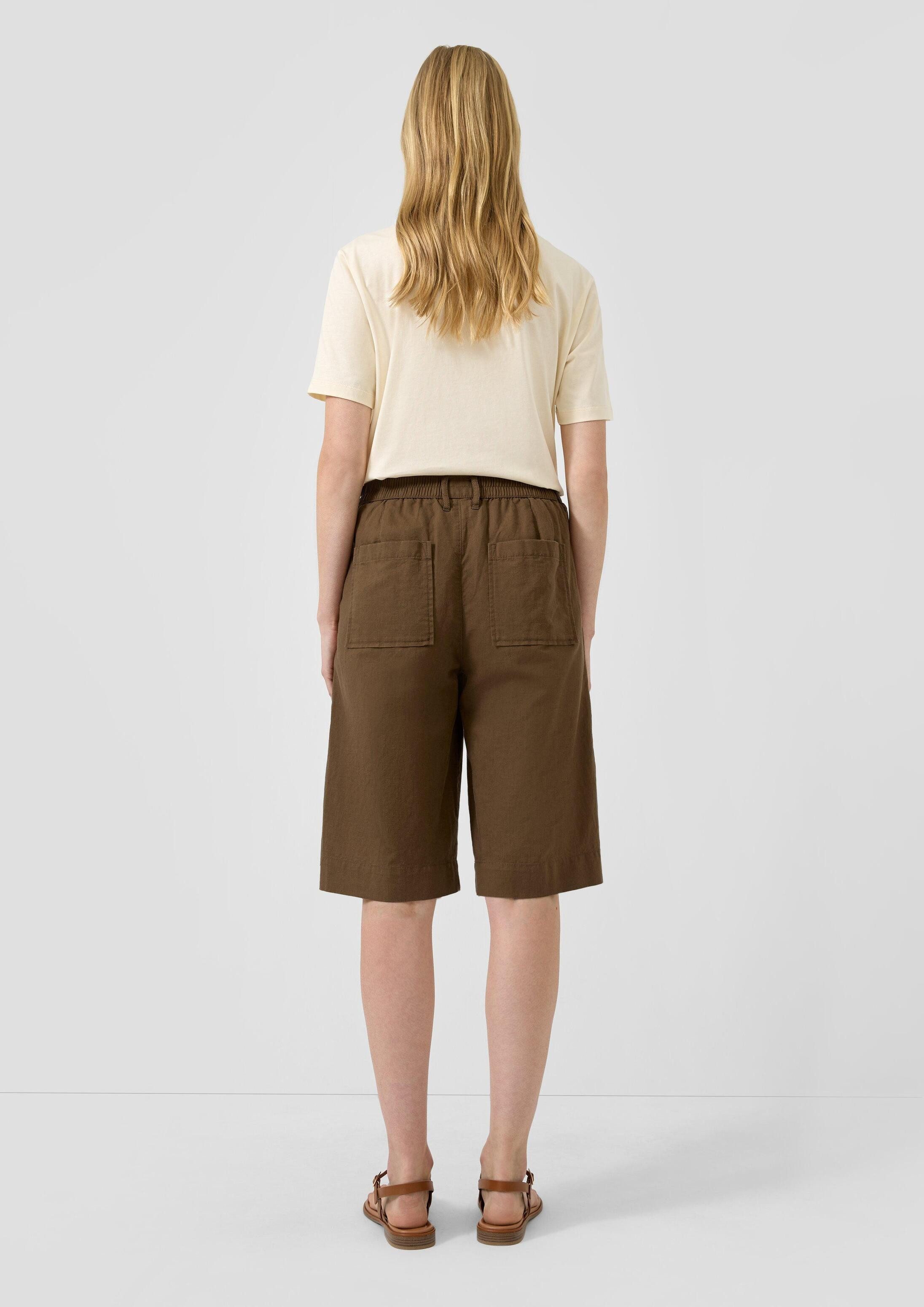 s.Oliver Shorts Hose Bermuda aus Leinenmix