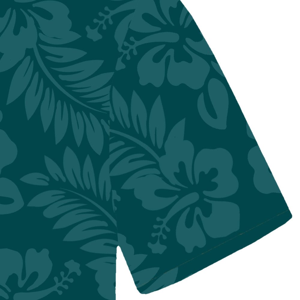 Hawaiihemdshop.de Hawaiihemd Hawaii Hemd Herren Baumwolle Kurzarm Hawaiihemd mit Blüten