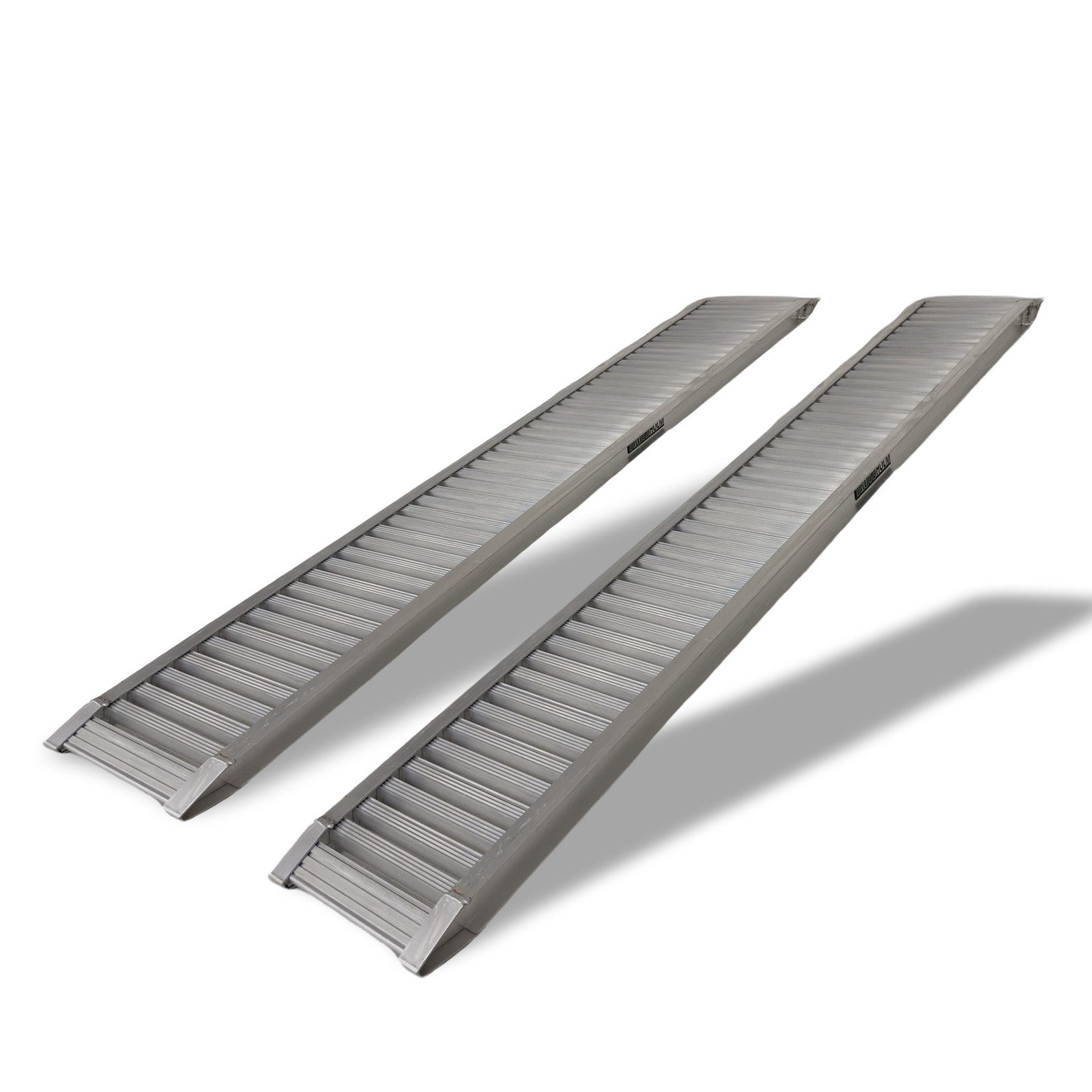 Auffahrrampe TRUTZHOLM 2 x Schwerlastrampe 200 cm Traglast 2000kg Alu grau Verlade