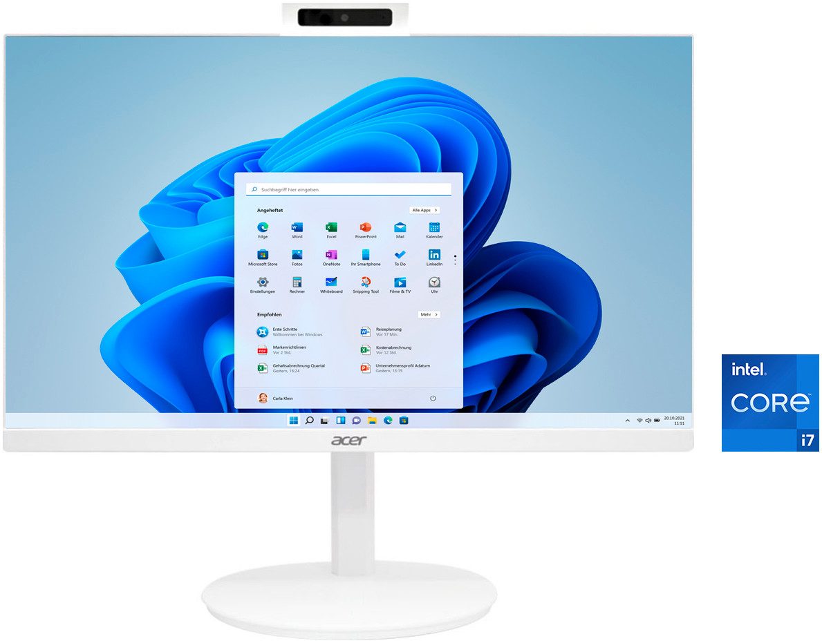 Acer Aspire C27-1 All-in-One PC (27 Zoll, Intel Core i7 1355U, 16 GB RAM, 1024 GB SSD)
