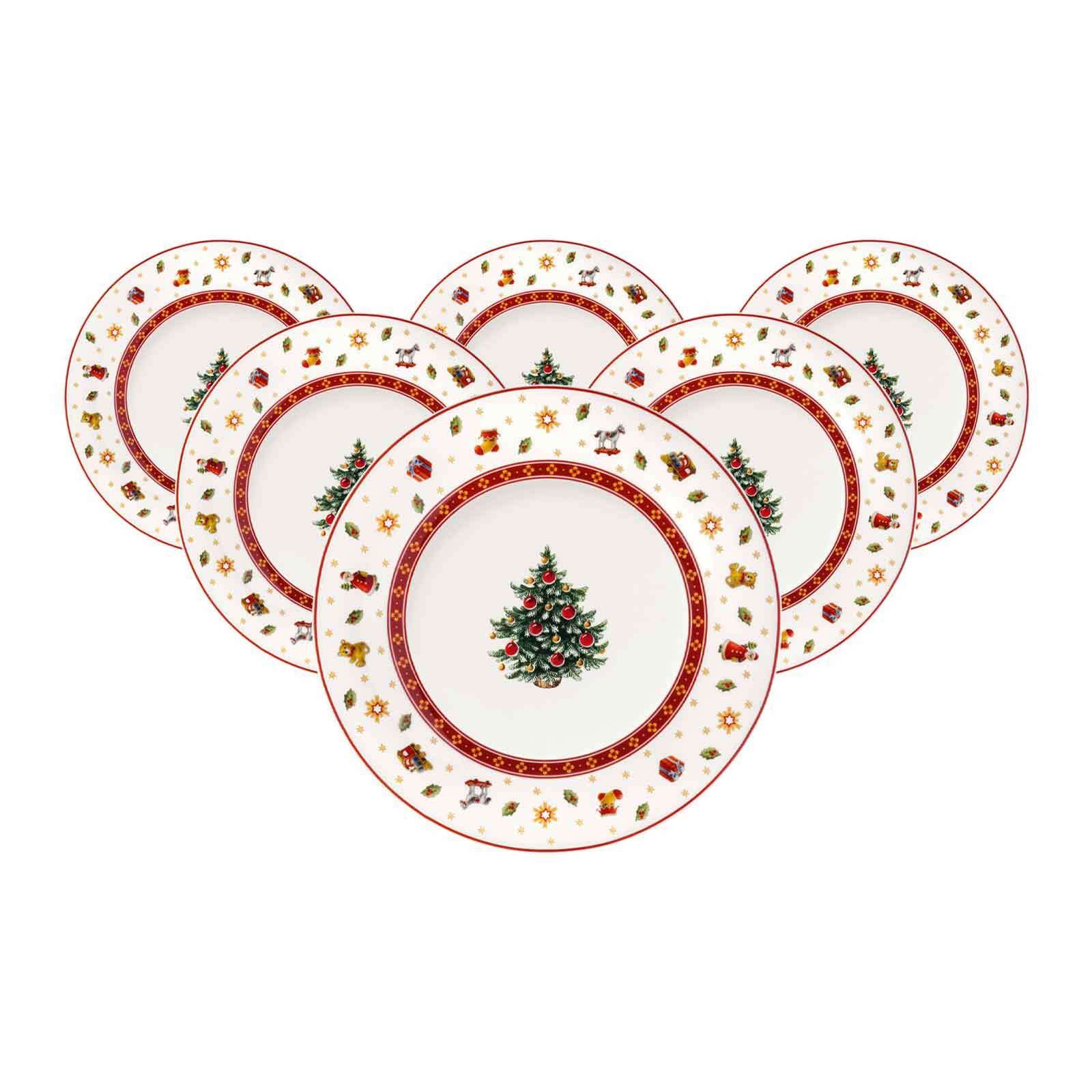 Villeroy & Boch Frühstücksteller Toy's Delight Frühstücksteller ø 21,5 cm 6er Set, (6 St)