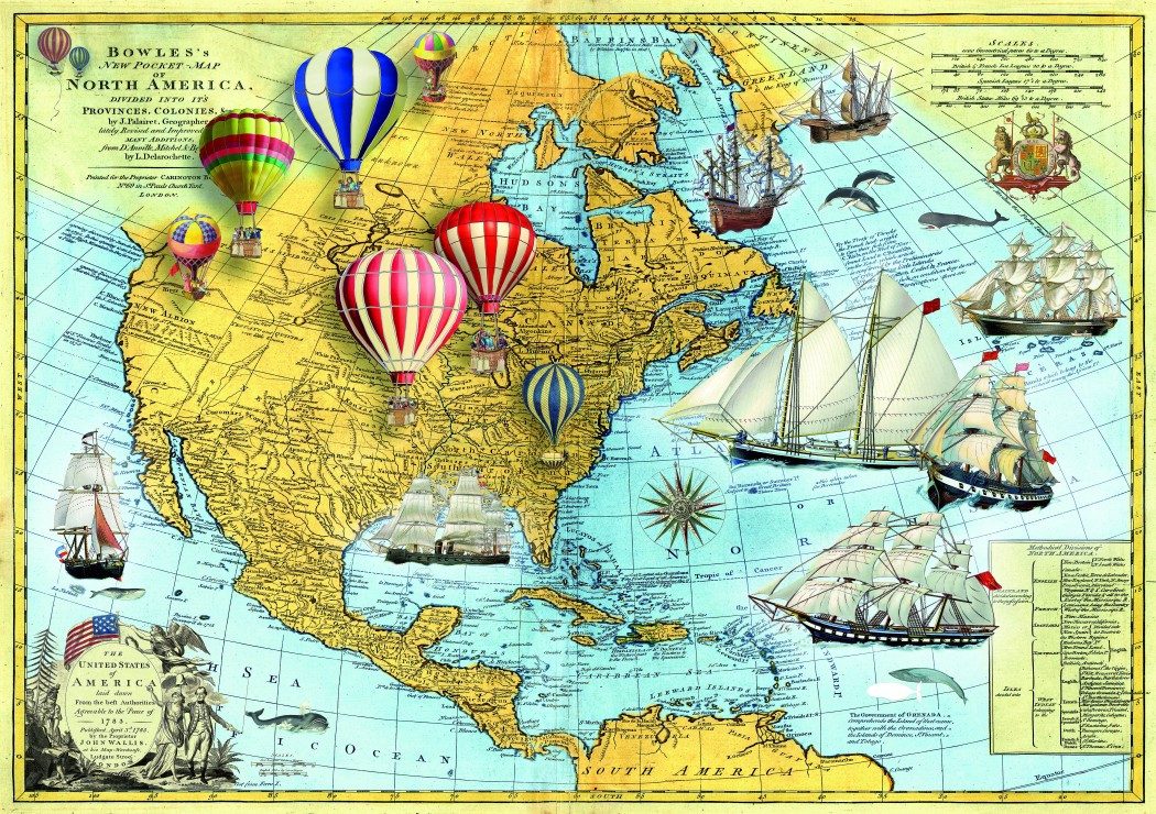 Bluebird Puzzle Puzzle North America, Puzzleteile