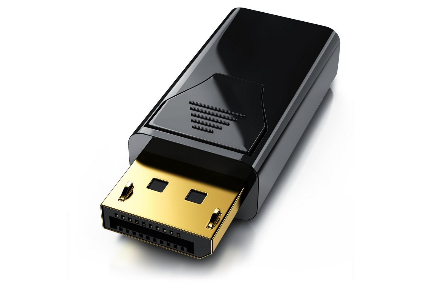 CSL Ultra HD 4k DisplayPort zu HDMI Konverter, PC & Mac Audio- & Video-Adapter DisplayPort zu HDMI Typ A, 4K x 2K @ 30Hz, 32 Bit True Color, Full HD 1080p, vergoldete Kontakte