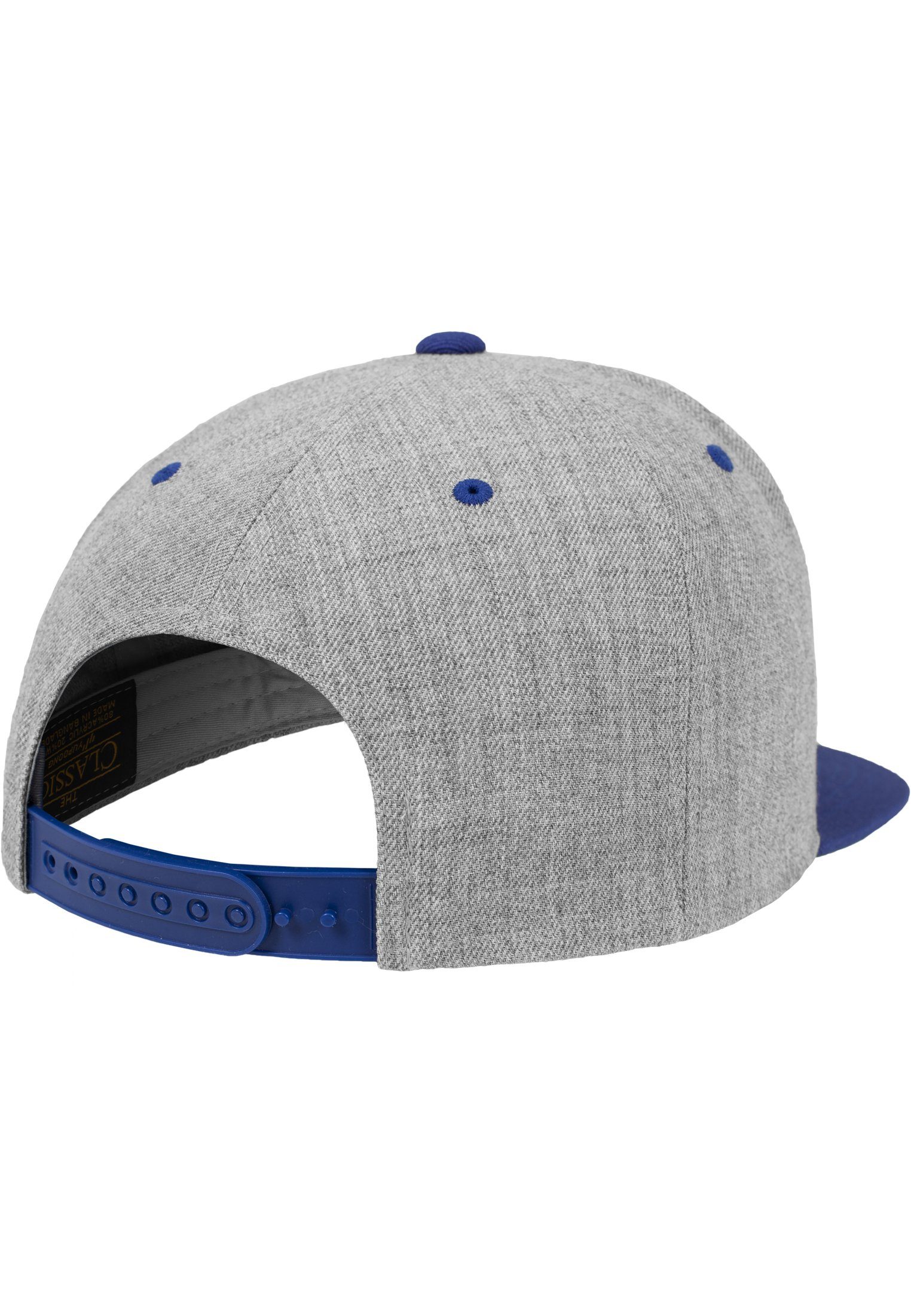 Snapback Flexfit 2-Tone Cap Flex heathergrey/royal Snapback Classic