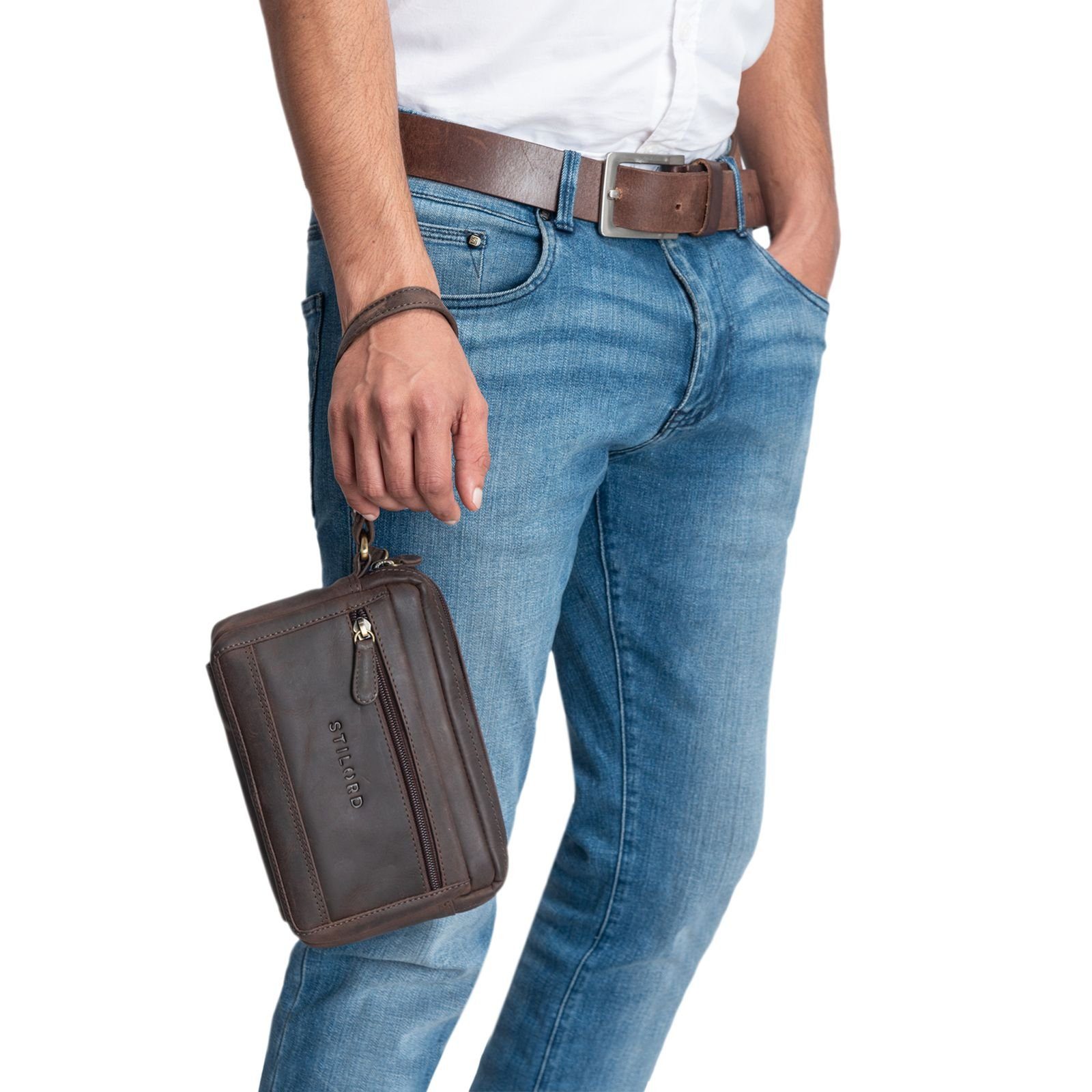 STILORD Handtasche "Pax" Handgelenktasche Herren günstig online kaufen