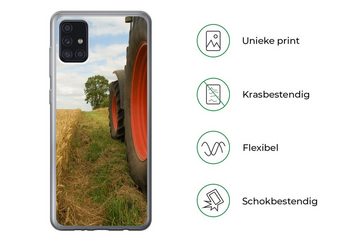 MuchoWow Handyhülle Traktor - Räder - Weizen, Handyhülle Samsung Galaxy A52 5G, Smartphone-Bumper, Print, Handy