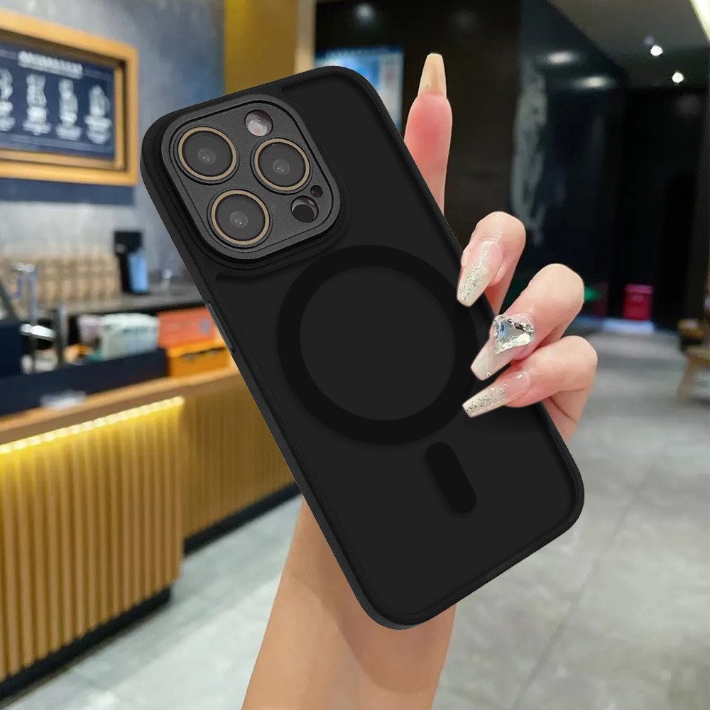FITSU Handyhülle Schutzhülle für Apple iPhone Hülle MagSafe kompatible Handyhülle Case, Hülle für Apple iPhone 16 Pro Max, 16 Pro, 16, 15 Pro, 15, 14, 13 Case