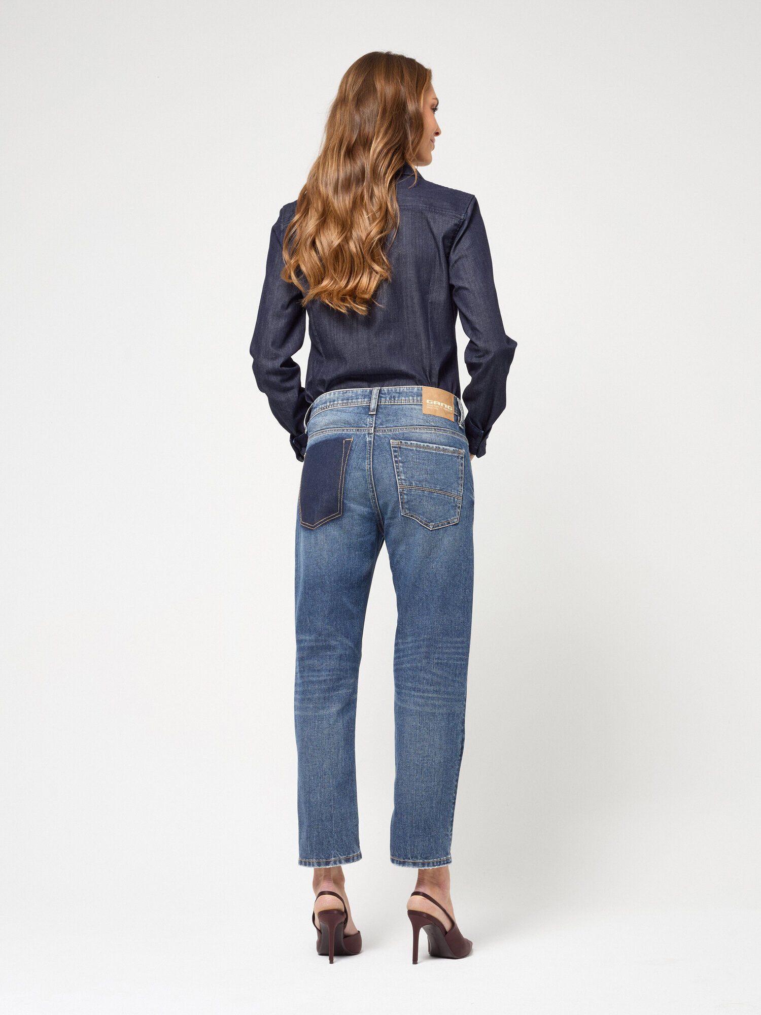 GANG 5-Pocket-Jeans 94NICA CROPPED im 5-Pocket-Style