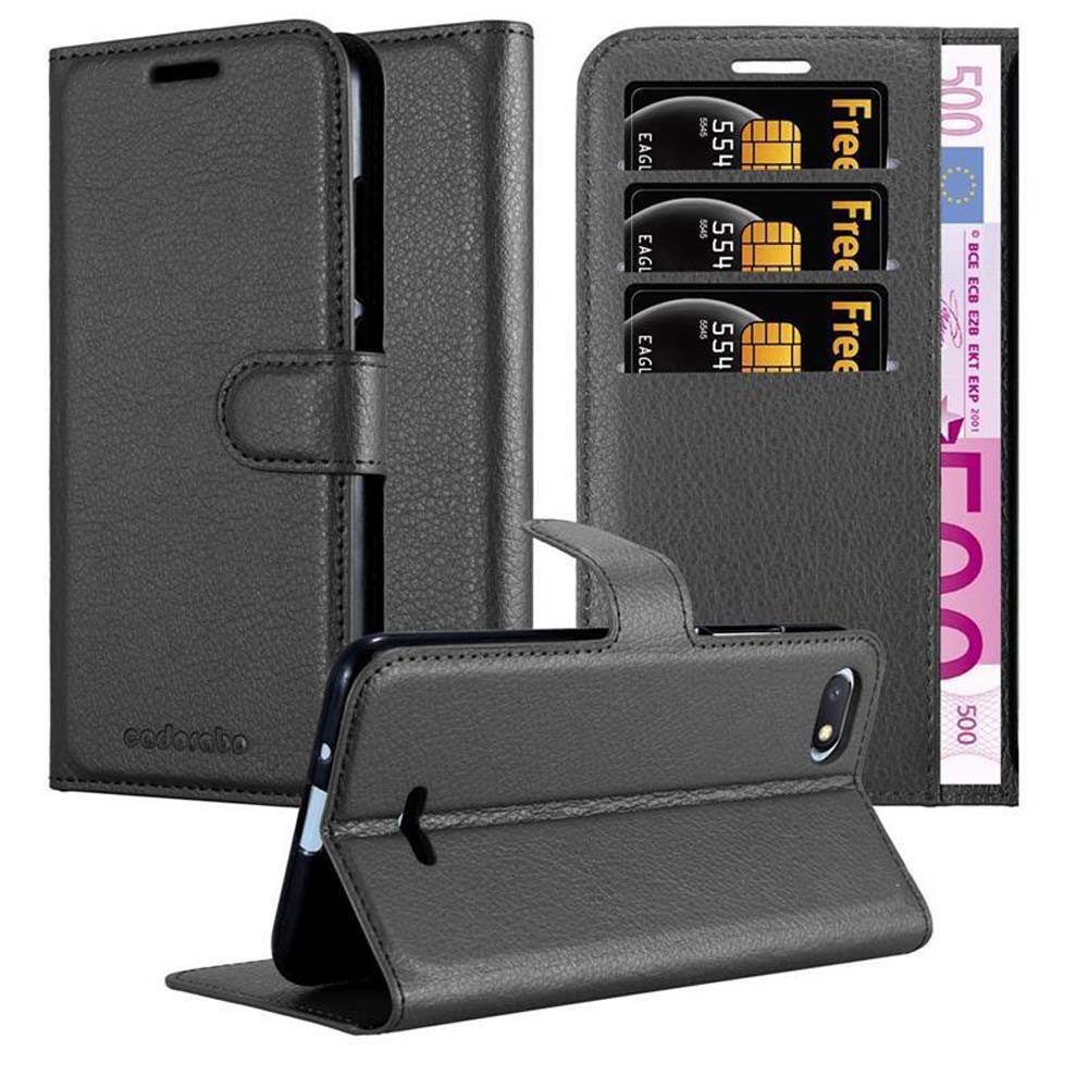 Cadorabo Handyhülle für Xiaomi RedMi 6A Hülle Xiaomi RedMi 6A, Hülle Schutzhülle mit Standfunktion, Kartenfach und Magnetverschluss