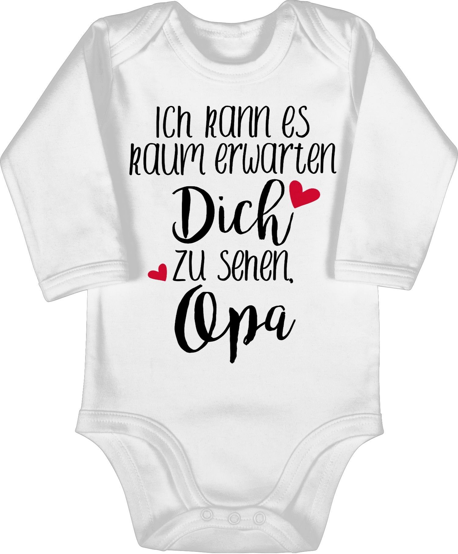 Shirtracer Shirtbody »Ich kann es kaum erwarten dich zu sehen, Opa