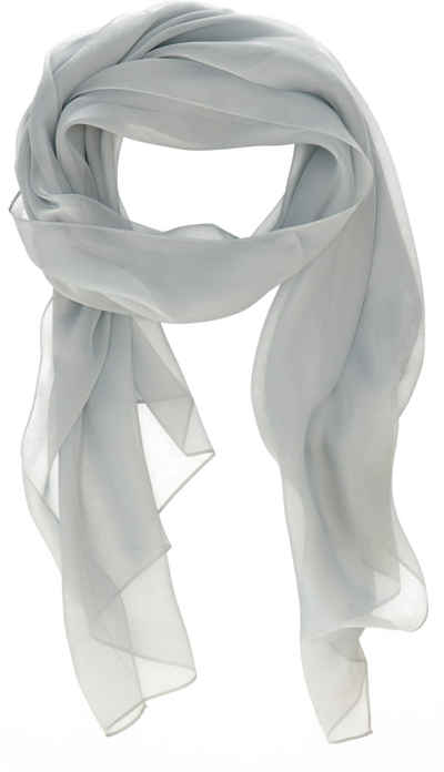 halsüberkopf Accessoires Schal Schal aus reiner Seide luftig, leicht, klassisch!