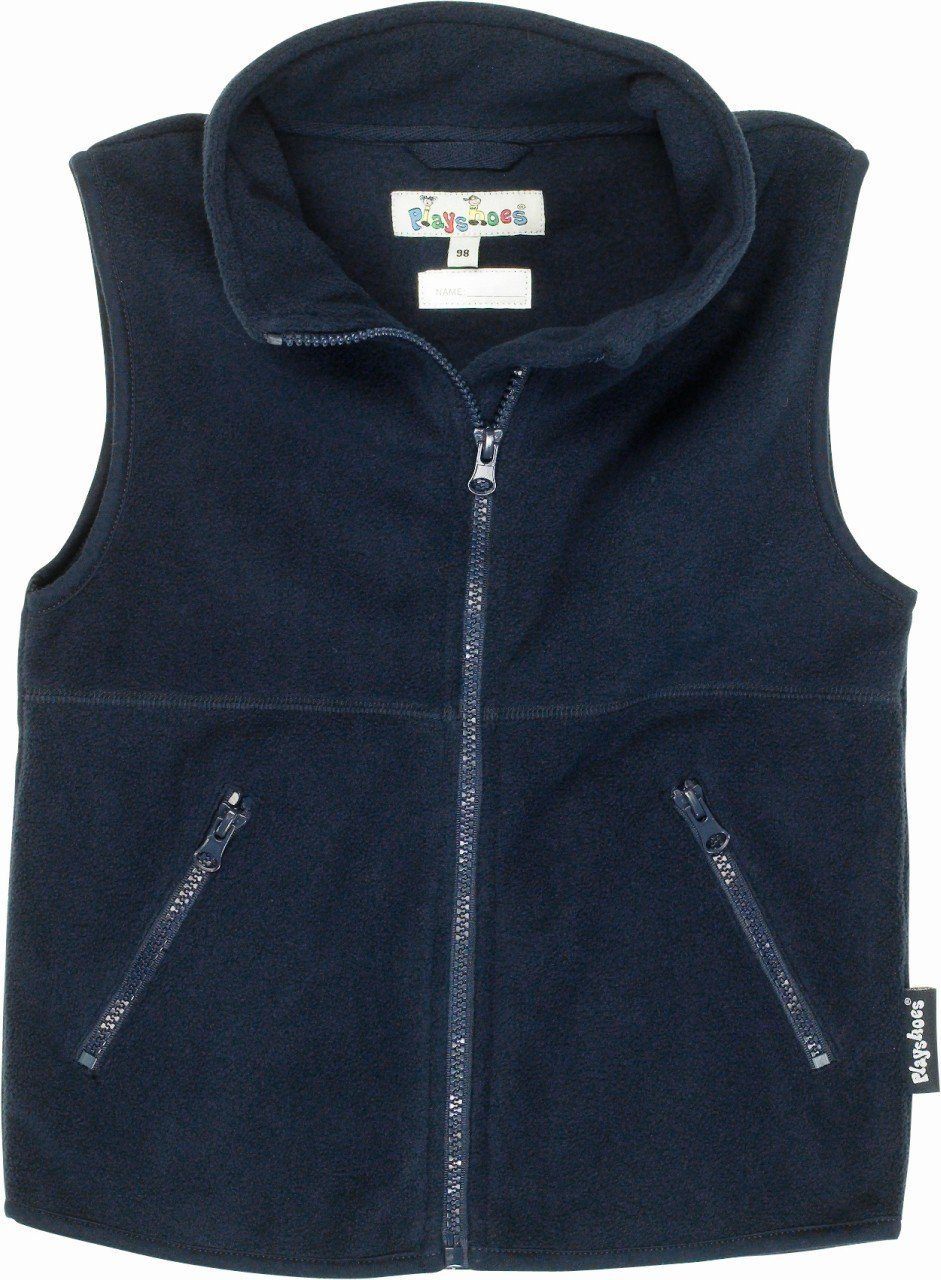 Playshoes Strickfleecejacke Fleece-Weste in Unifarbe
