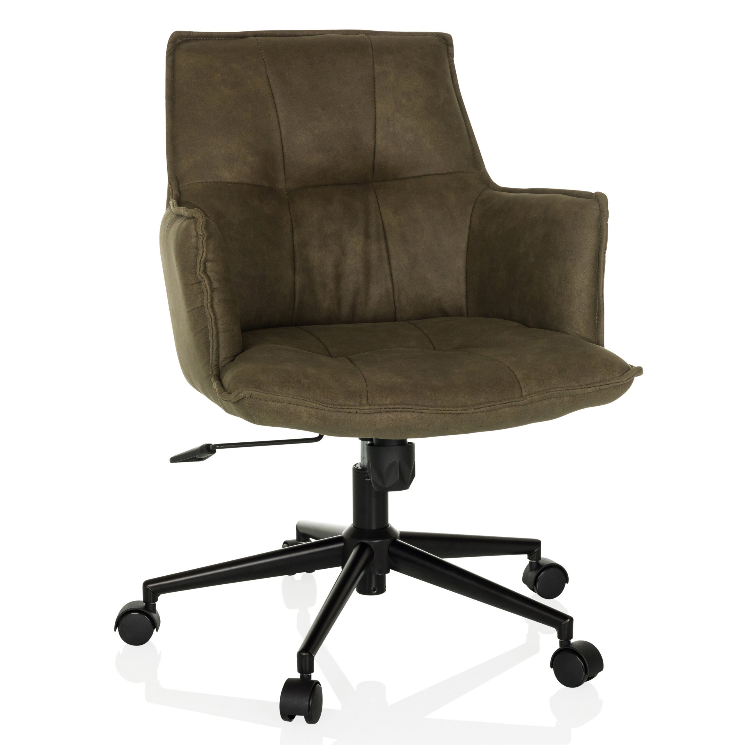 hjh LIVING Drehstuhl Home Office Bürostuhl Solao Life Stoff (1 St), Schreibtischsessel, Drehbarer Schreibtischstuhl