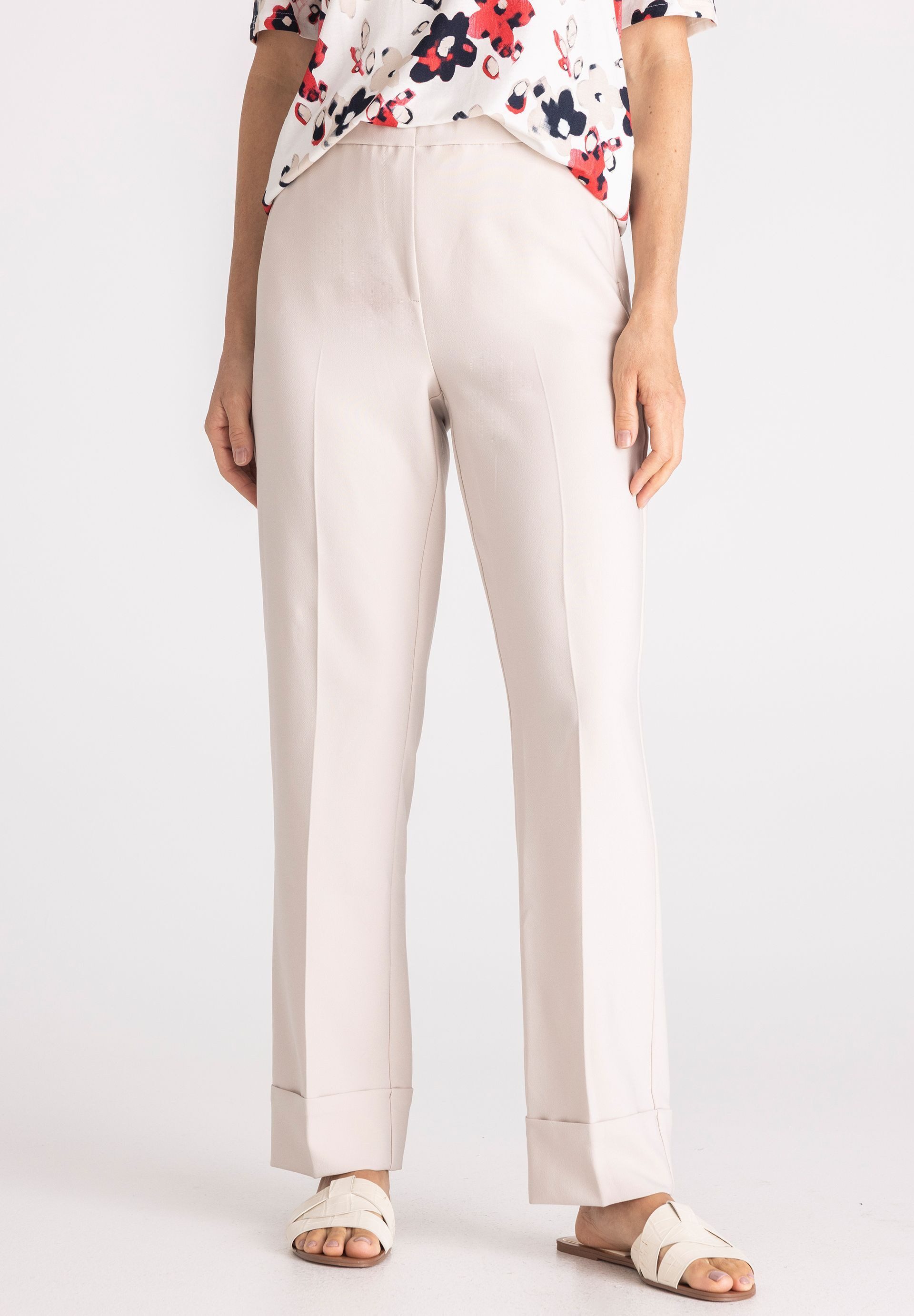 Schlupfhose mit Beinaufschlag