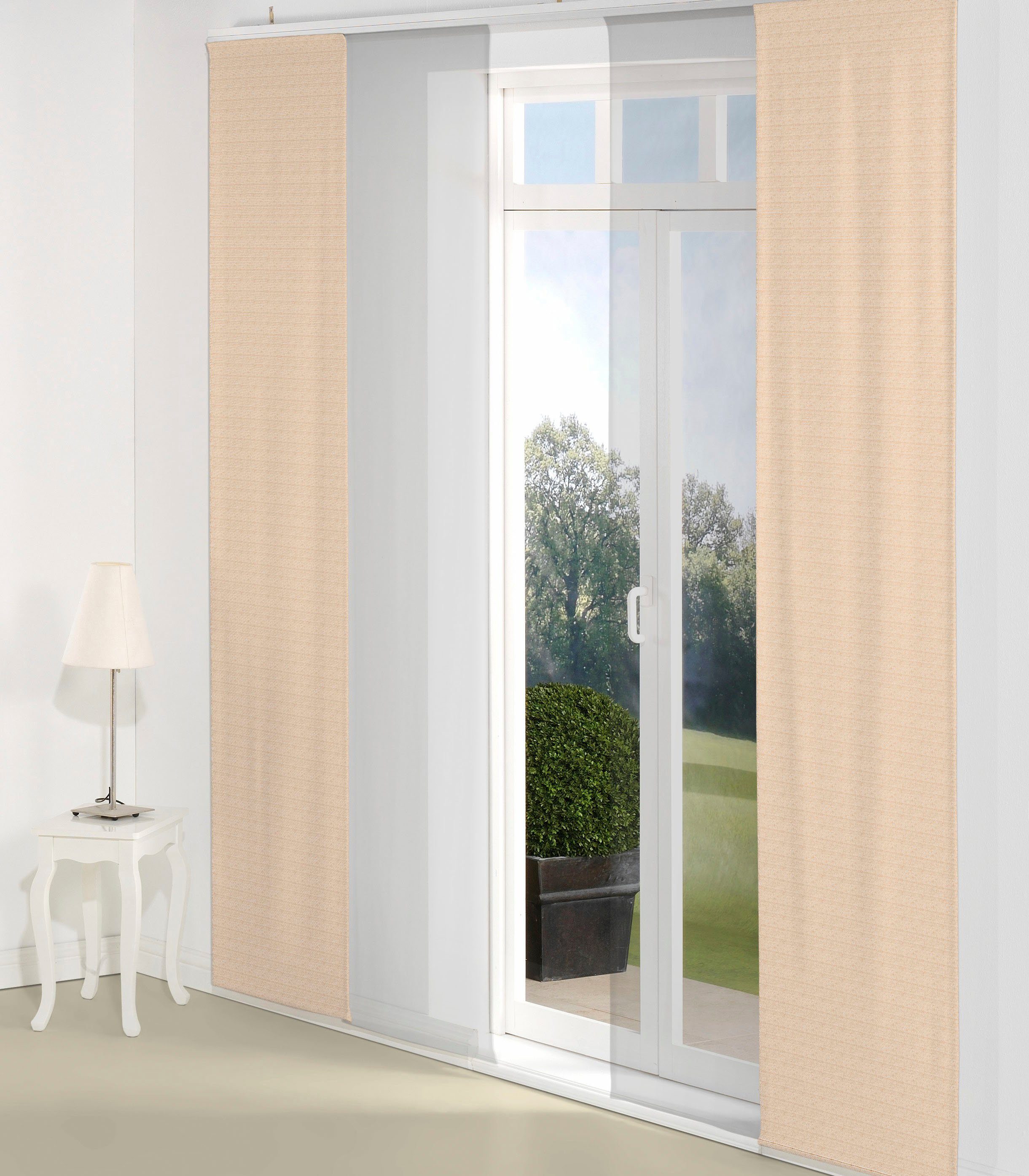 Wirth Schiebegardine Berwick (1 St), Paneelwagen, blickdicht, Jacquard