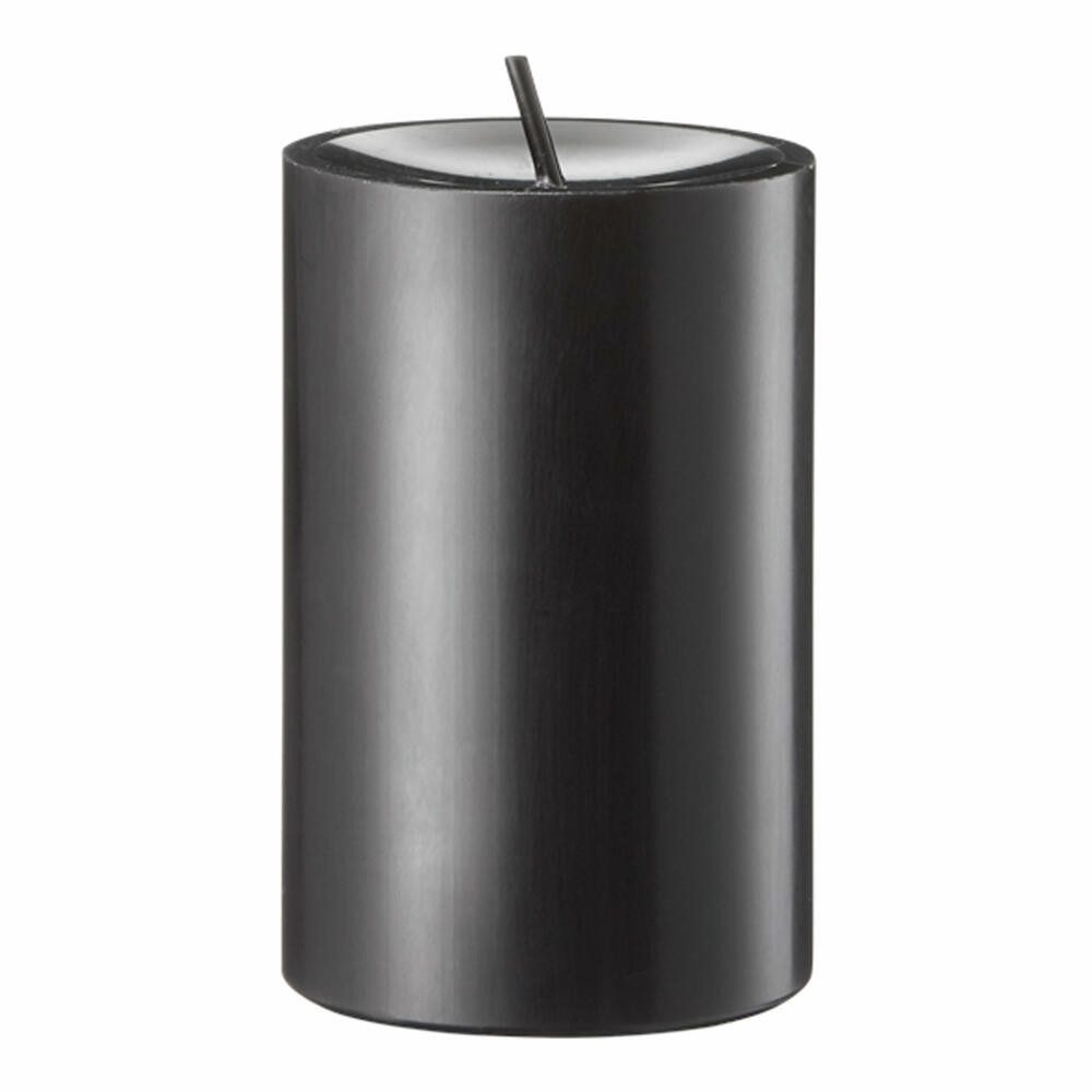 Engels Kerzen Stumpenkerze Gegossen Schwarz H 12 cm