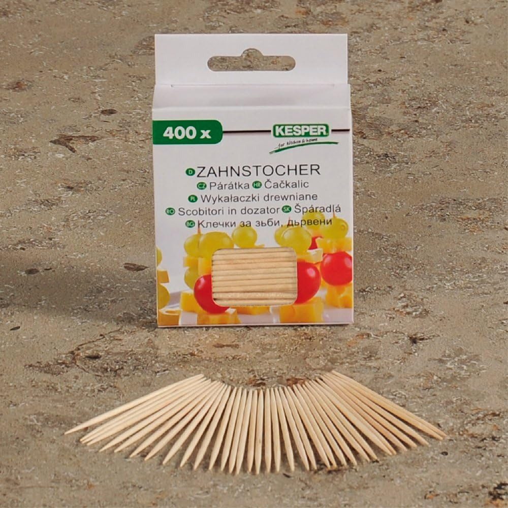 KESPER® Zahnstocherspender Zahnstocker, 65mm, 400 St. FSC, (1-tlg)