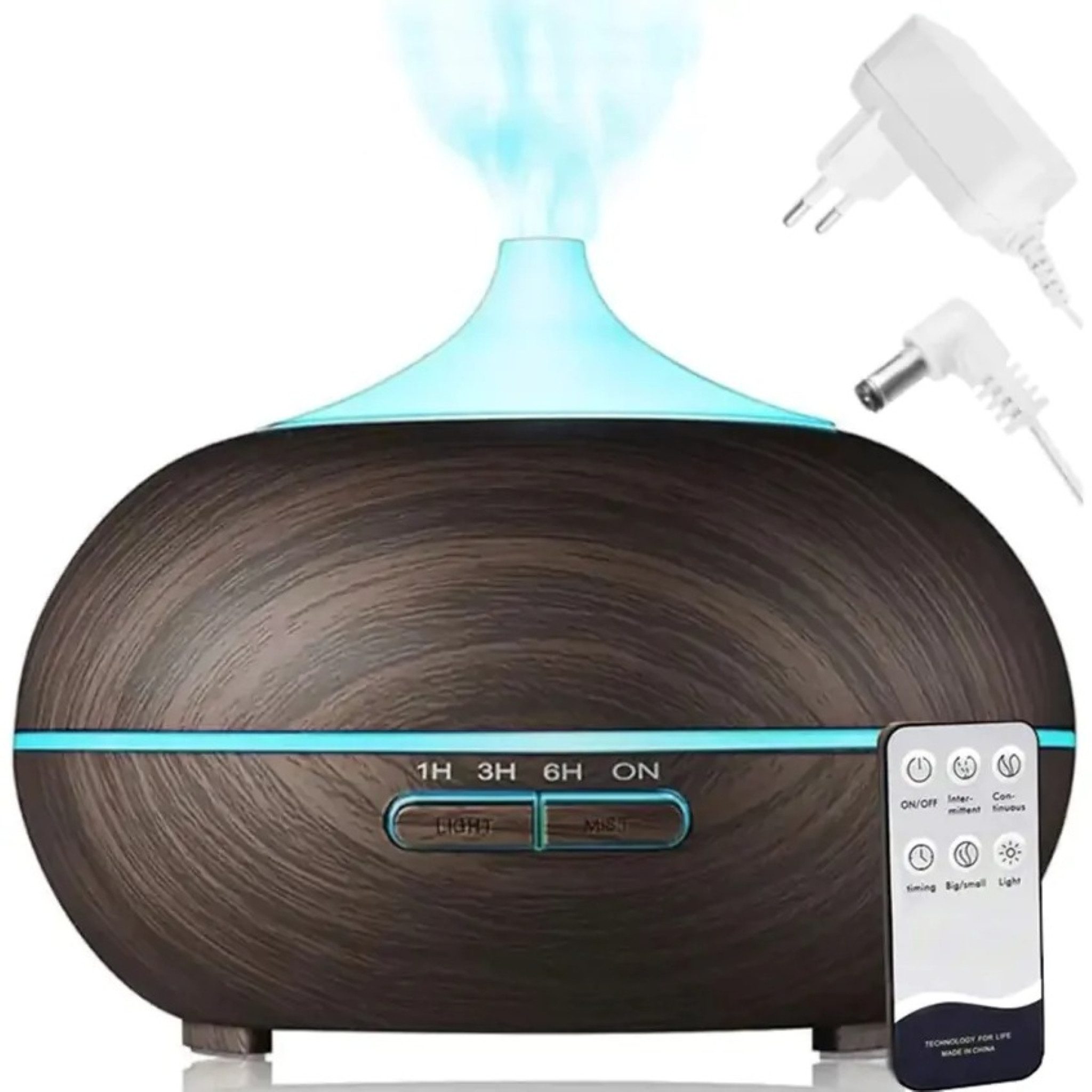 Luftbefeuchter Luftbefeuchter Aroma Diffusor mit LED & Timer, 300ml, Ultraschall