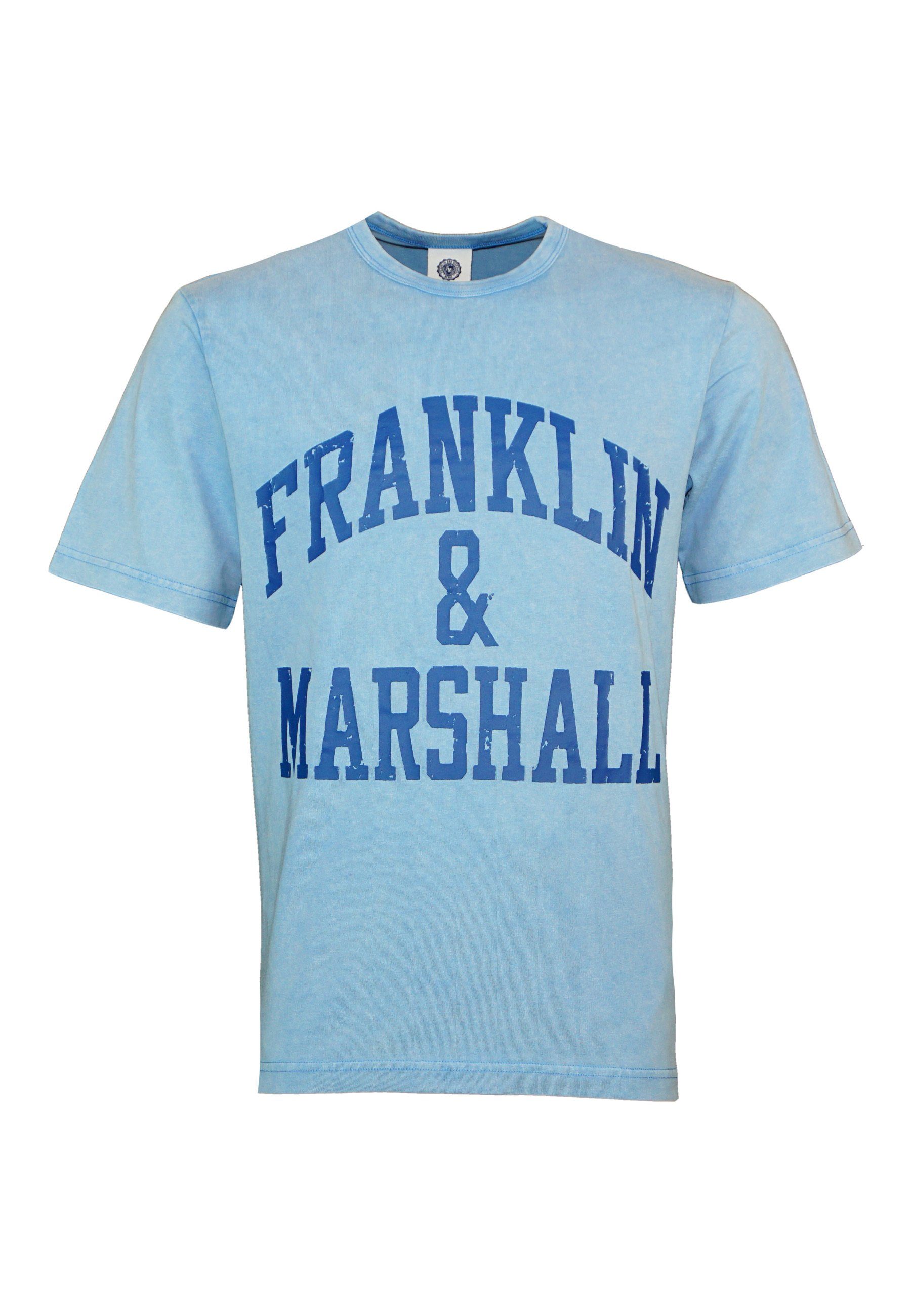 Franklin & Marshall T-Shirt Shirt Unifarbenes T-Shirt mit Rundhals