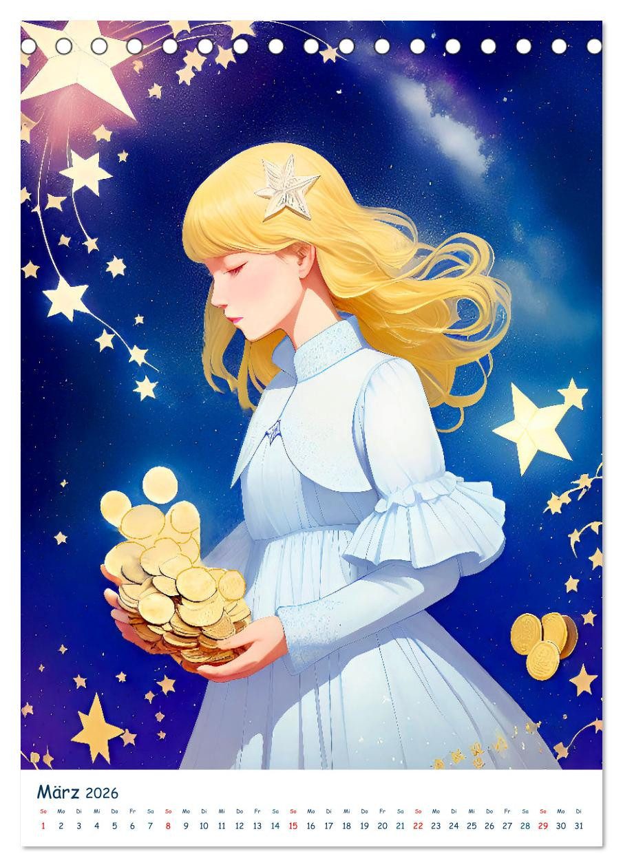 CALVENDO Wandkalender Märchen für Kinder (Tischkalender 2026 DIN A5 hoch), CALVENDO Monatska