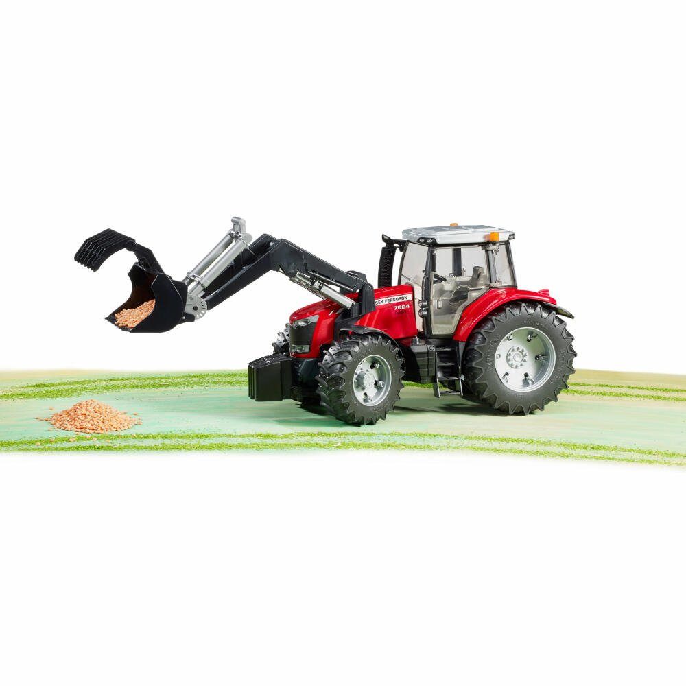 Ferguson mit Frontlader Bruder® Massey 7624 Spielzeug-Traktor