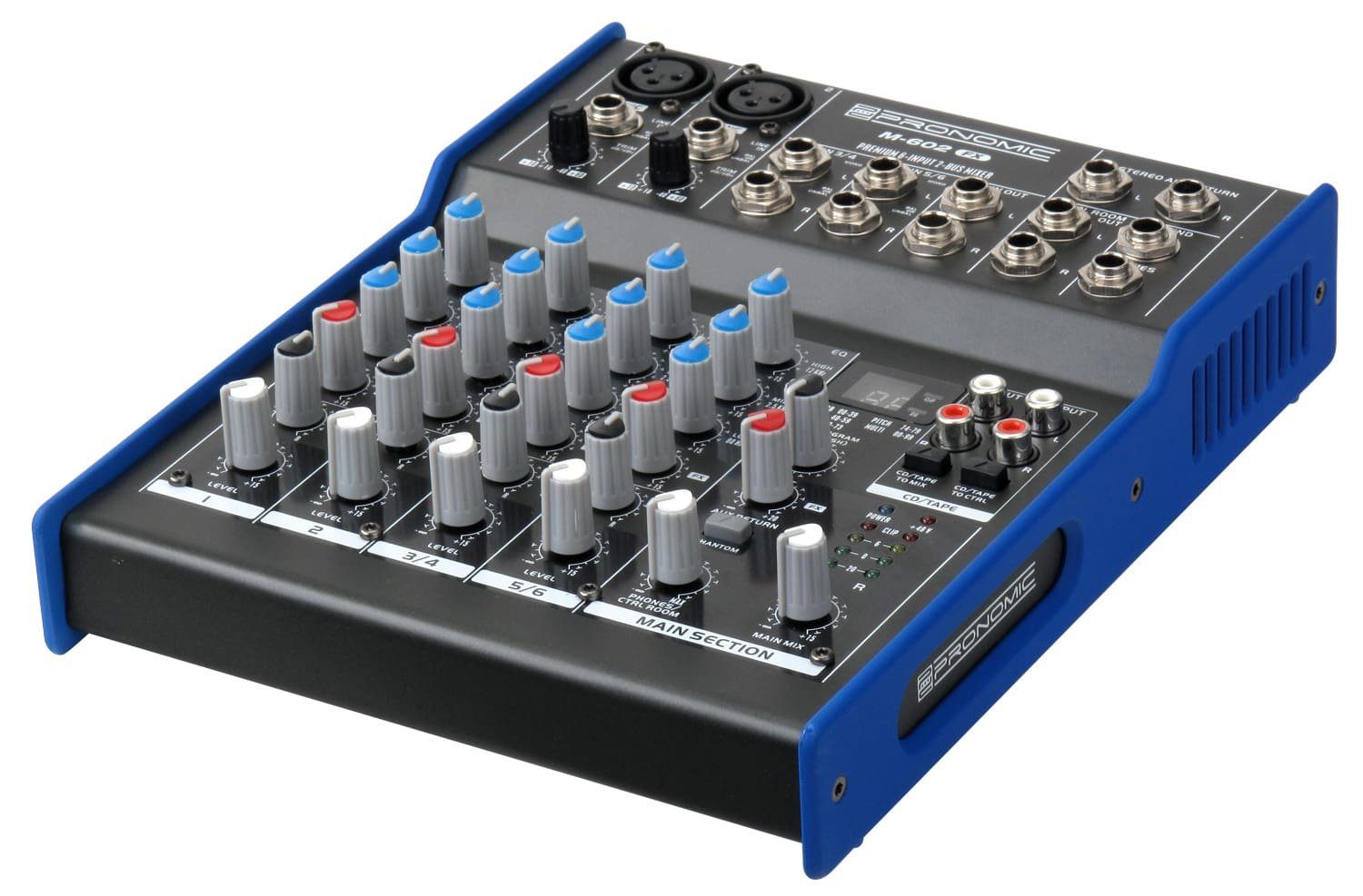 Pronomic Mischpult M-602FX Live/Studio DJ-Mixer