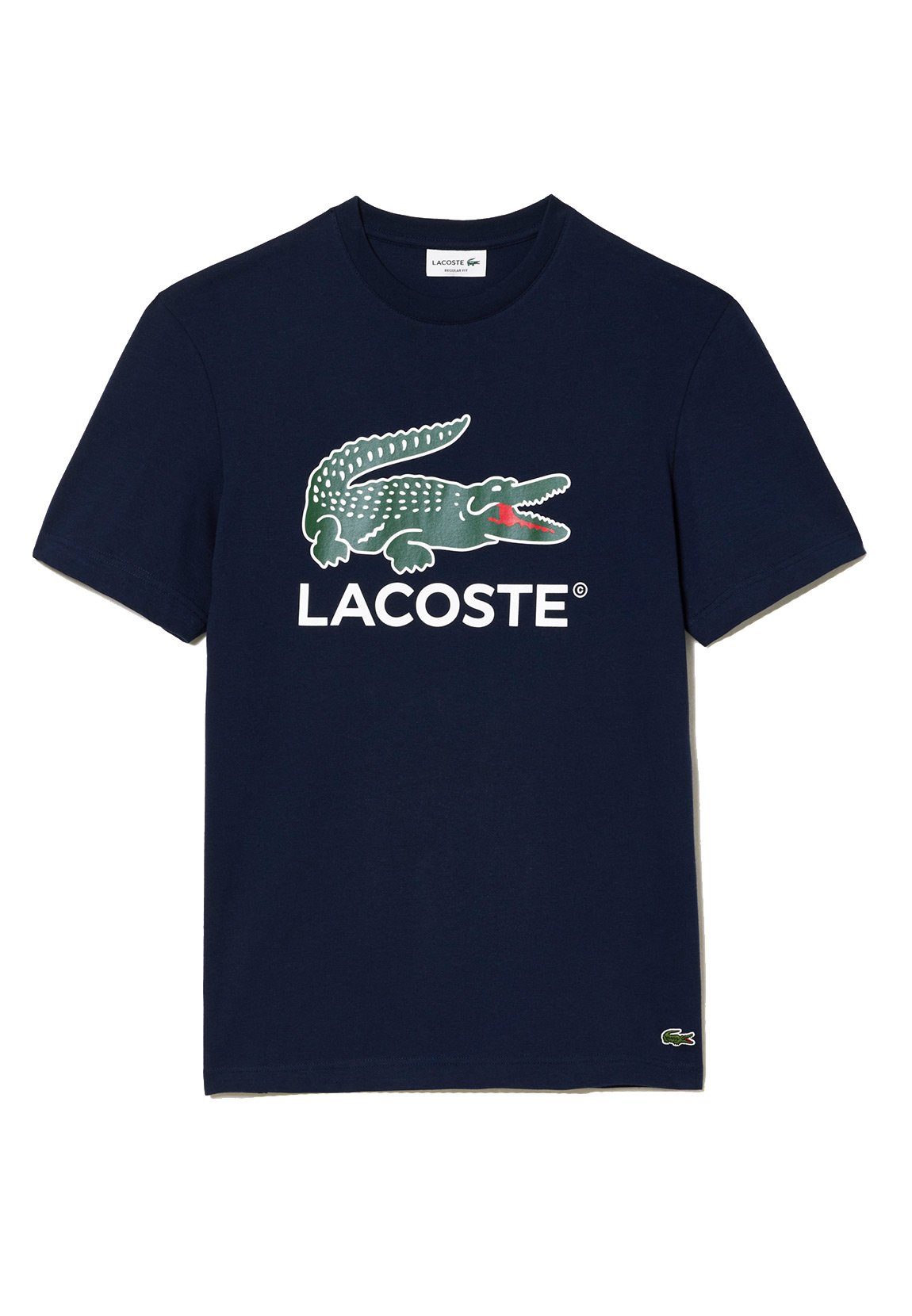 Lacoste T-Shirt Lacoste Herren TEE-SHIRT TH1285 166 Marine Dunkelblau navy blue