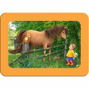 Ravensburger Puzzle my first Lotta auf dem Bauernhof 3 x 6 Teile, 6 Puzzleteile