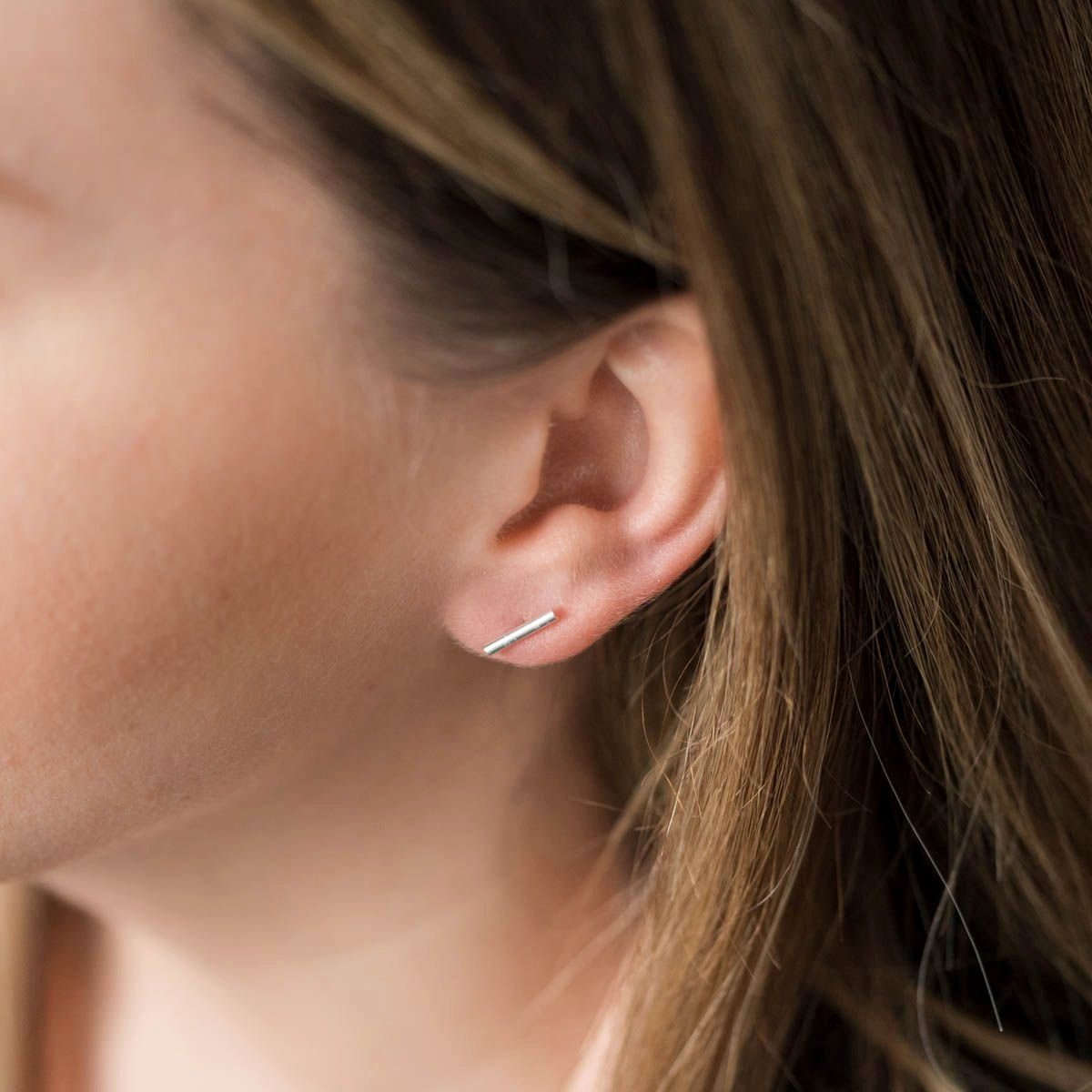 Materia Paar Ohrstecker Damen Silber Stabohrstecker filigran SO-352-Silber, günstig online kaufen