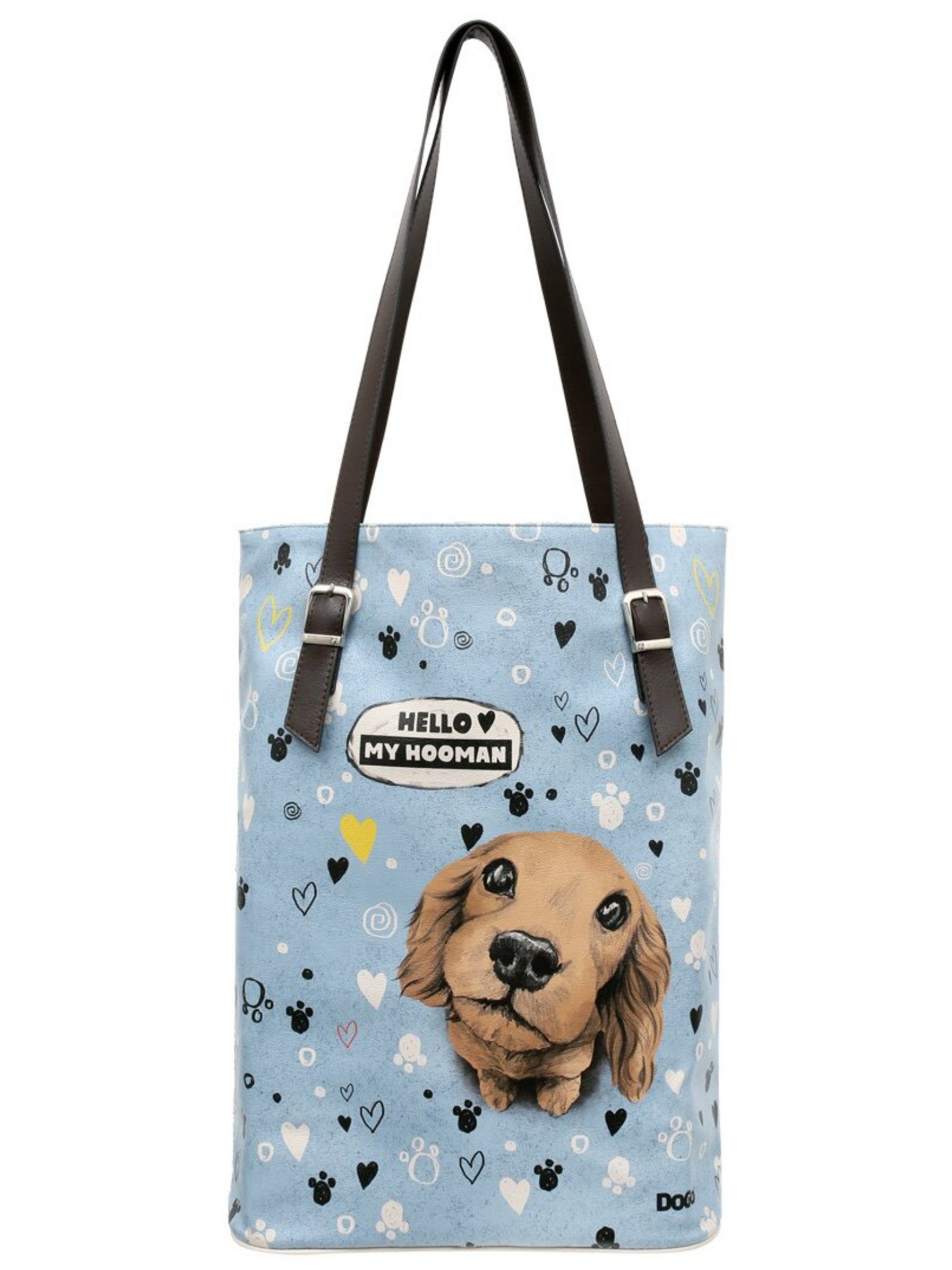 Umhängetasche Tall Bag Damen Schultertasche Hello My Hooman Damen