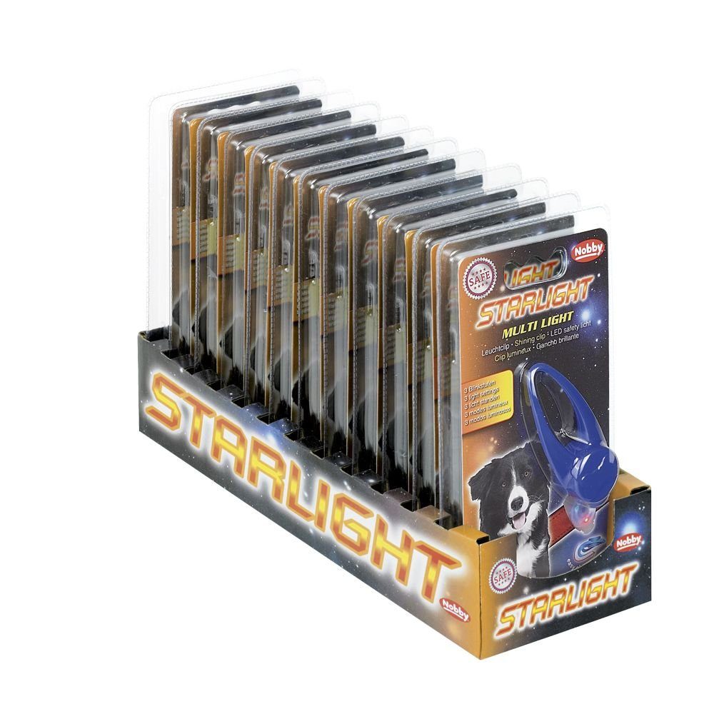 Nobby Hundehalsbandleuchte Nobby Leuchtclip Multilight