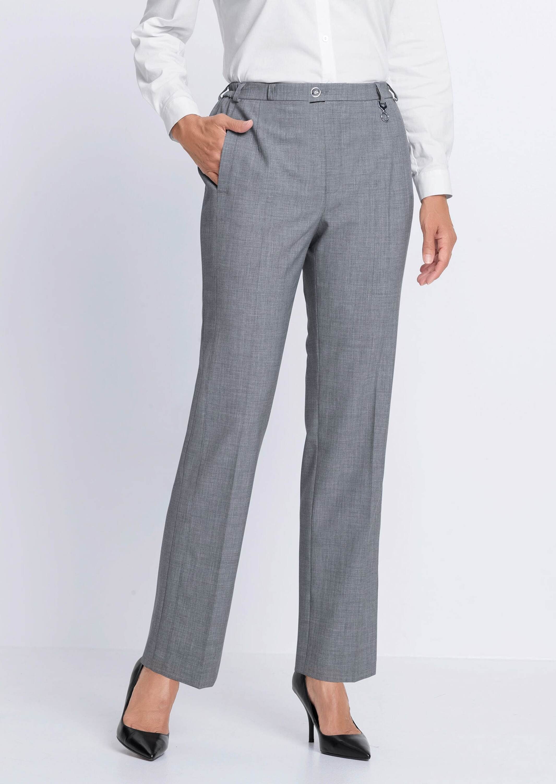 GOLDNER Stoffhose Trevira-Schurwollhose ANNA