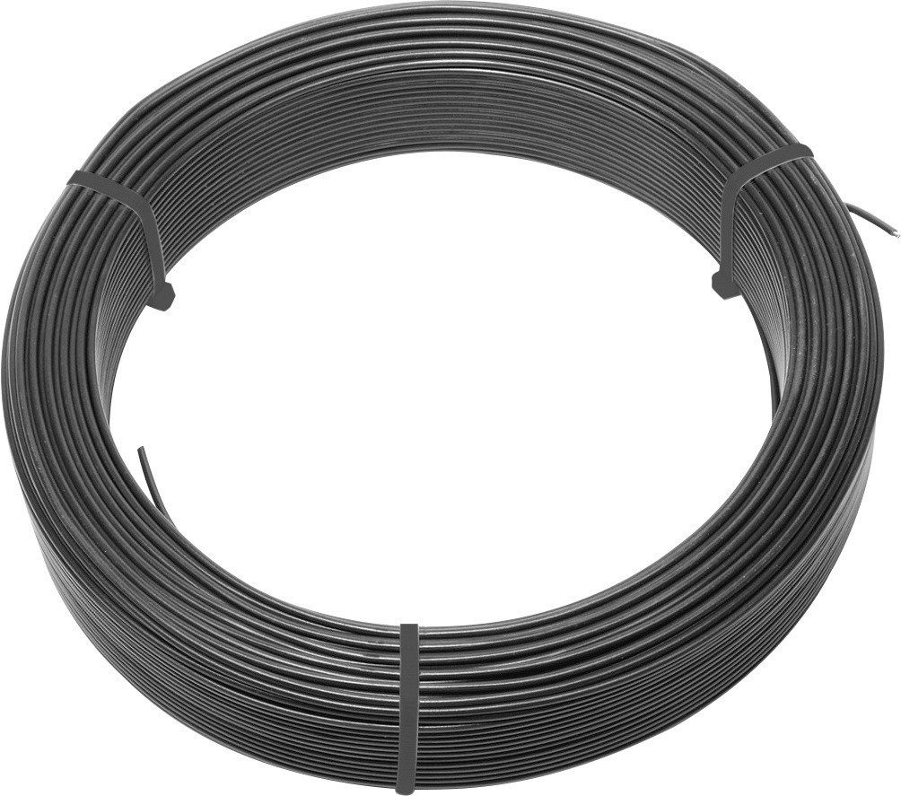 Floraworld Rankhilfe Floraworld Bindedraht 55 m x 3,1 mm anthrazit